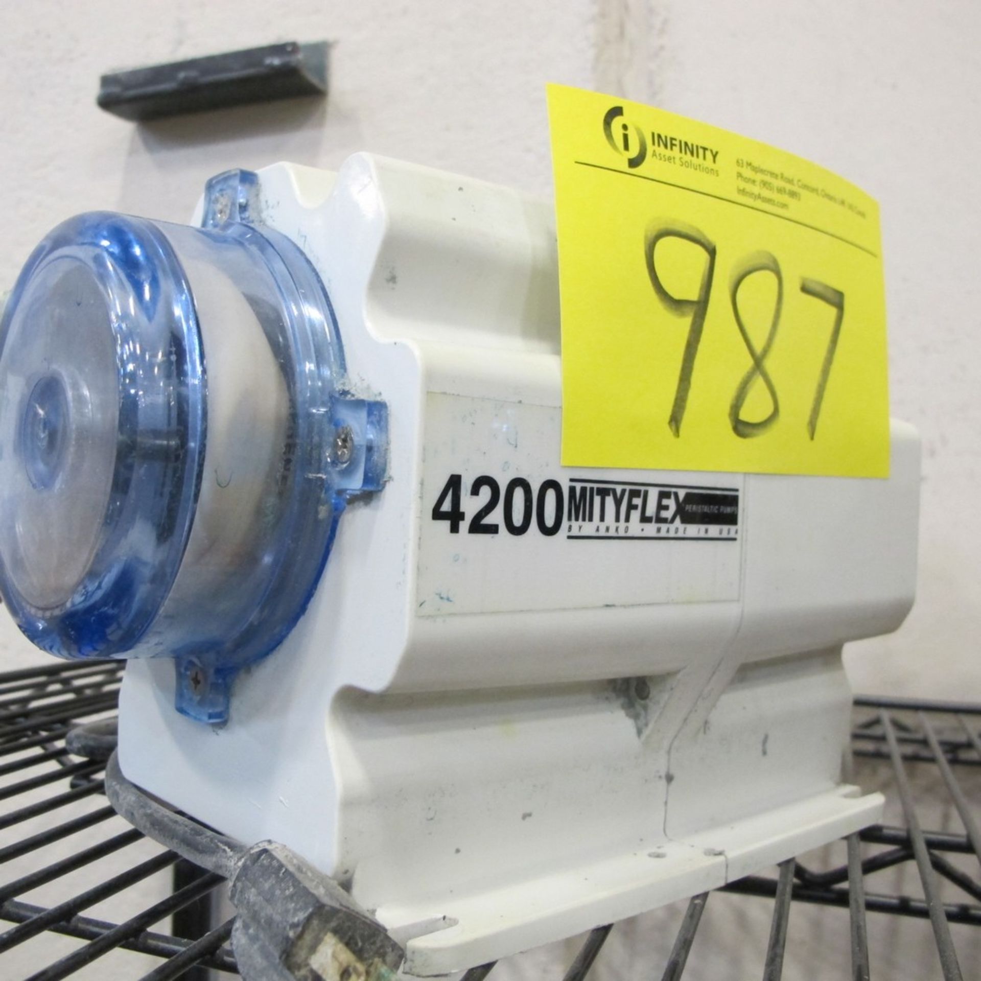 LOT OF (2) ANKO MITYFLEX 4200 PERISTALTIC PUMP W/ DIRECTIONAL CONTROLS (NORTH ELECTRICAL ROOM) - Image 2 of 5