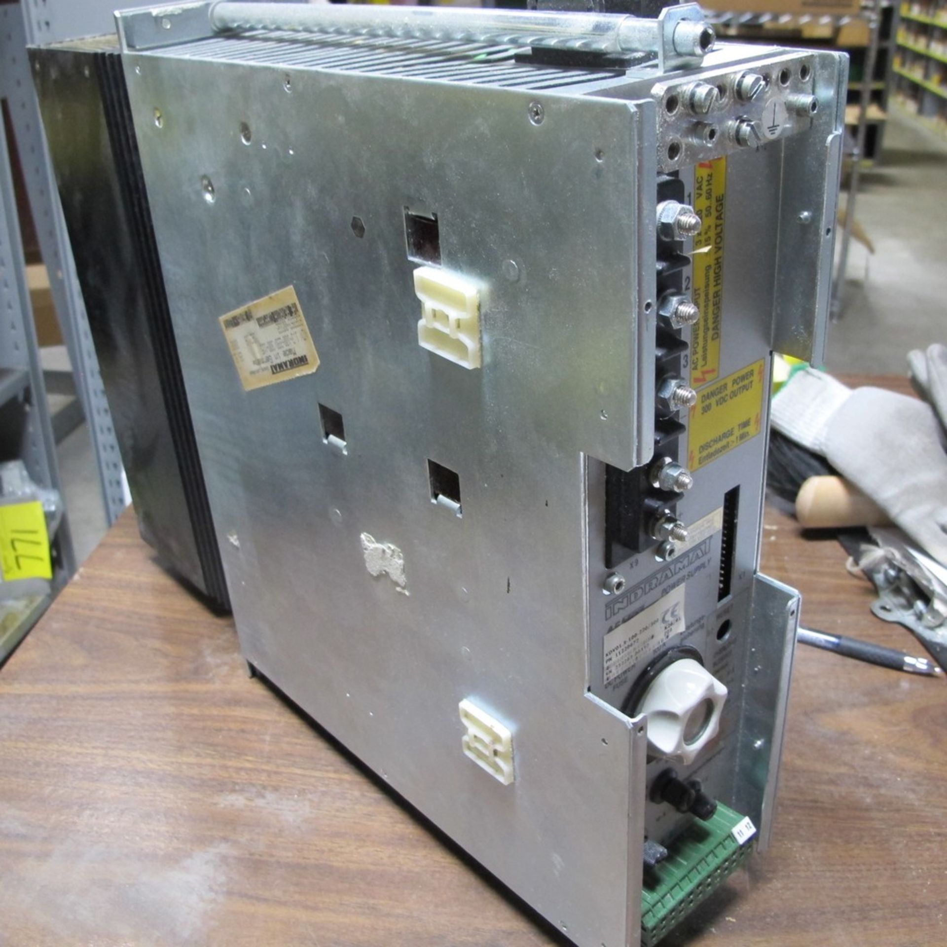 INDRAMAT AC SERVO POWER SUPPLY KDV01.3.100-220/300 (NORTH CENTER PLANT, UPPER FLOOR) - Image 2 of 4