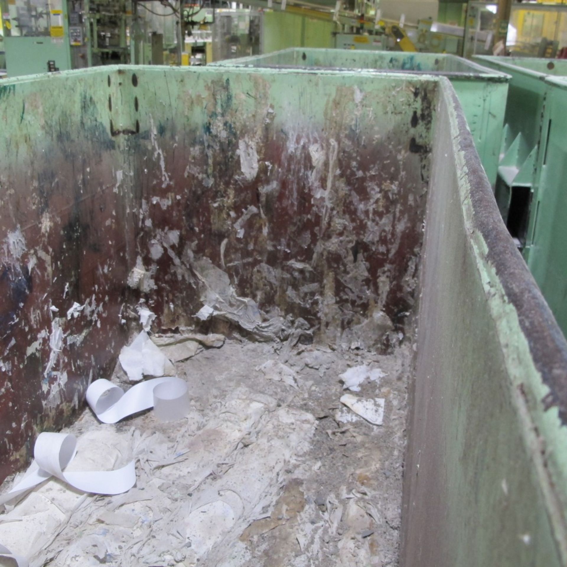 METAL TRANSFER BIN ON CASTERS, APPROX. 48"W X 92"L X 52"H (EAST NORTH PLANT) - Image 2 of 2