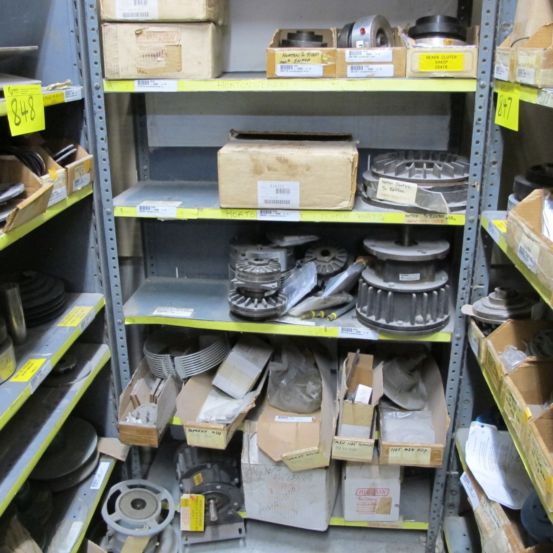 LOT OF ASST. HUBS, CLUTCH ARMATURES, ROTORS, BRAKE PADS, CLUTCH PARTS, MOTOR BREAKS, CAM CLUTCHES, - Image 13 of 13