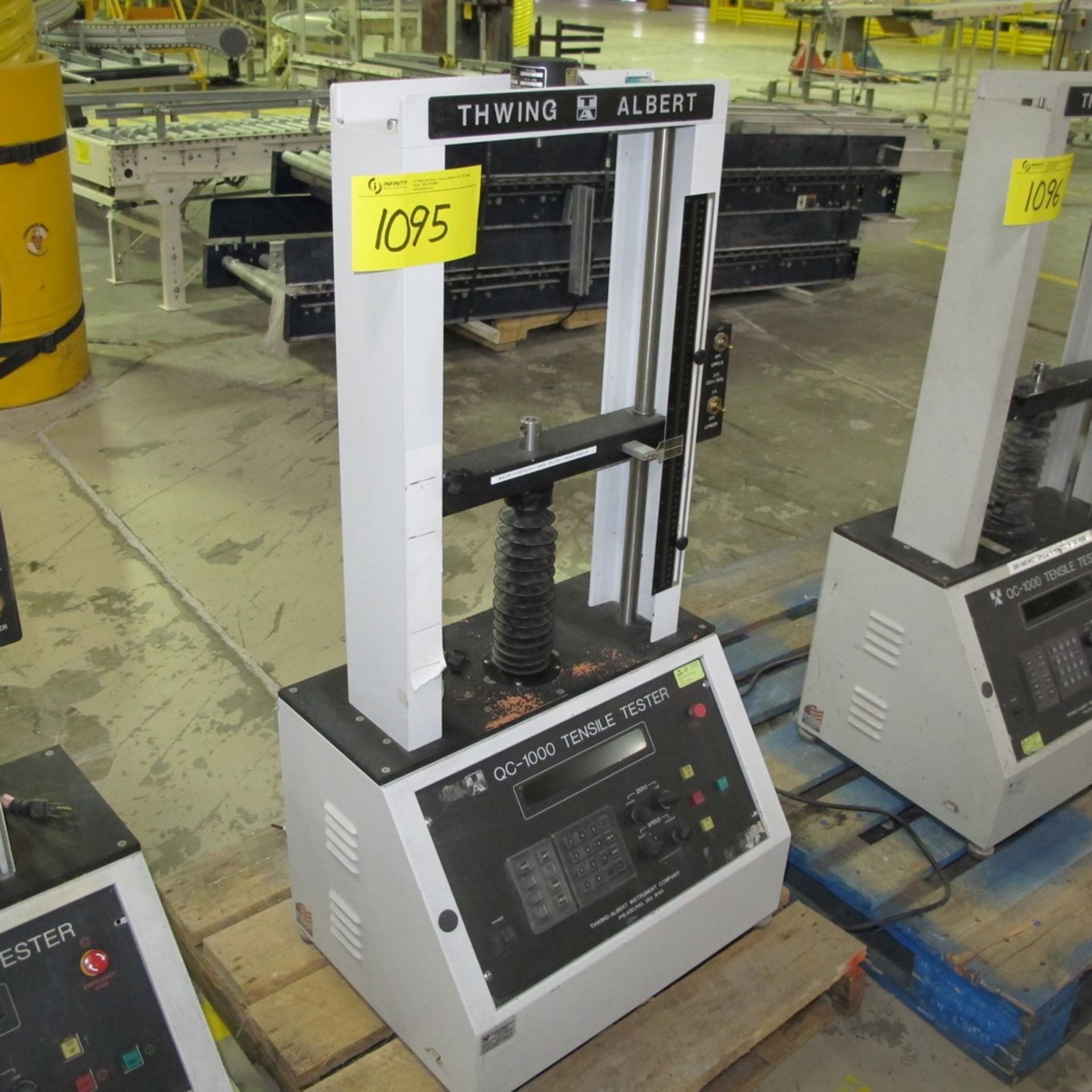 THWING ALBERT QC-1000 TENSILE TESTER (WEST CENTER PLANT)