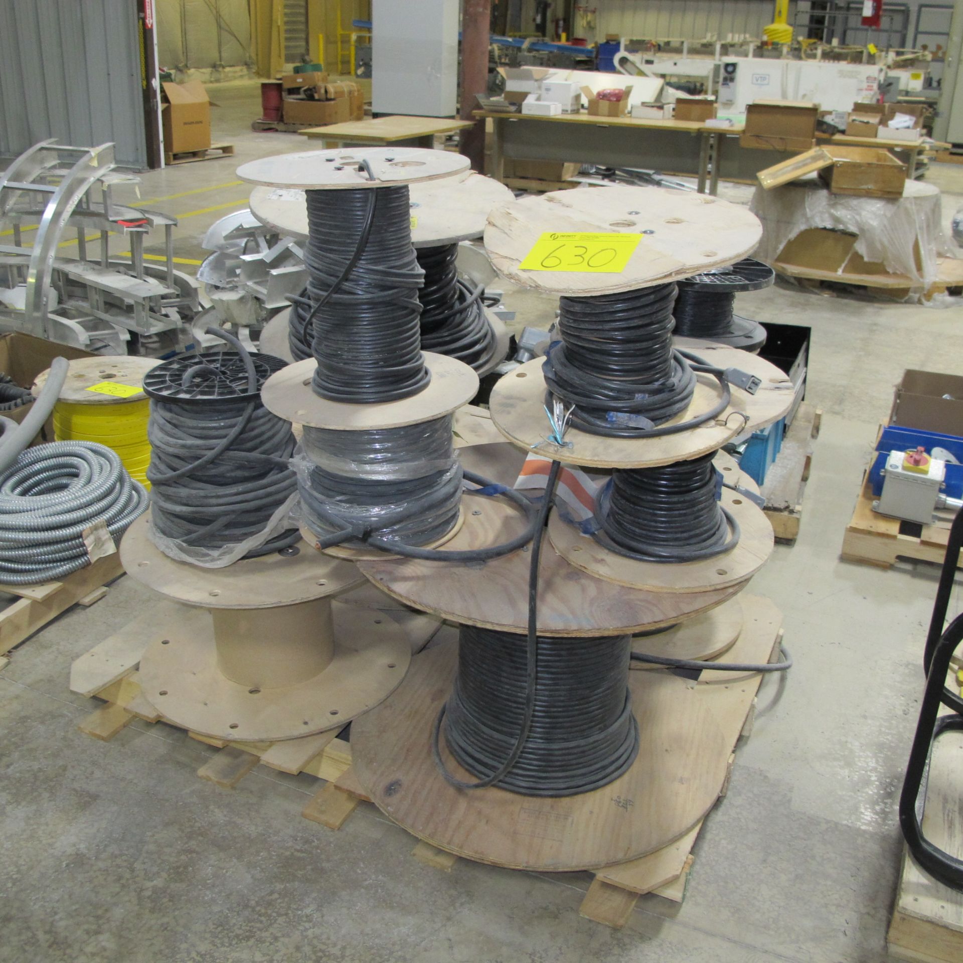 LOT OF (5) PALLETS W/ SPOOLS OF WIRE (WEST CENTER PLANT) - Image 2 of 6