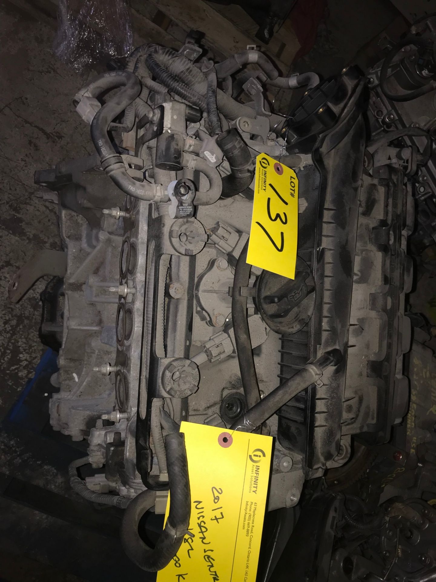 NISSAN SENTRA 1.8L 2012 ENGINE (SUBJECT TO BULK BID LOT 110A) - Image 5 of 5