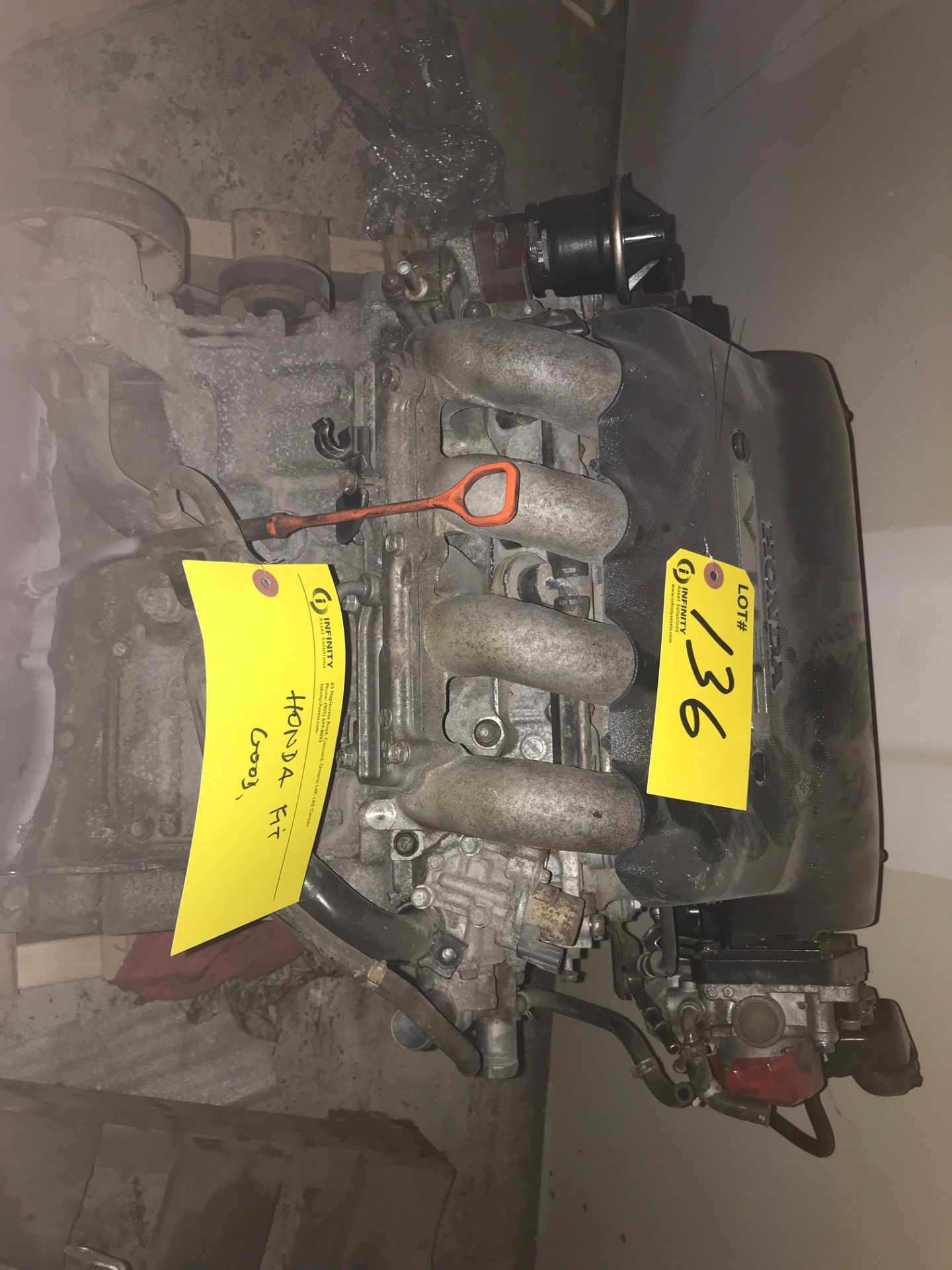 HONDA FIT 2008 ENGINE, APPROX. 139,000KMS (SUBJECT TO BULK BID LOT 110A)