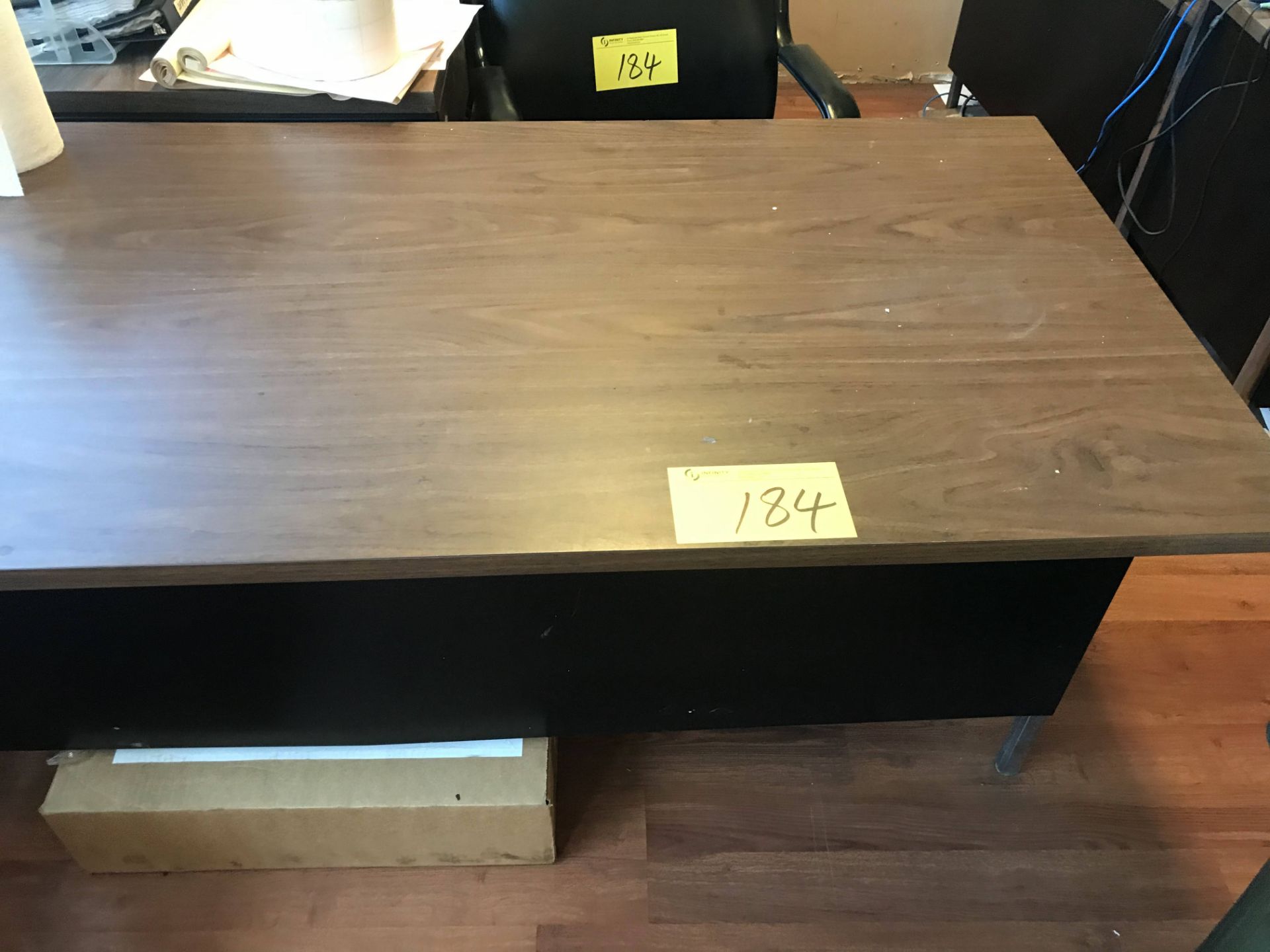 LOT (2) OFFICE TABLE W/ CHAIR