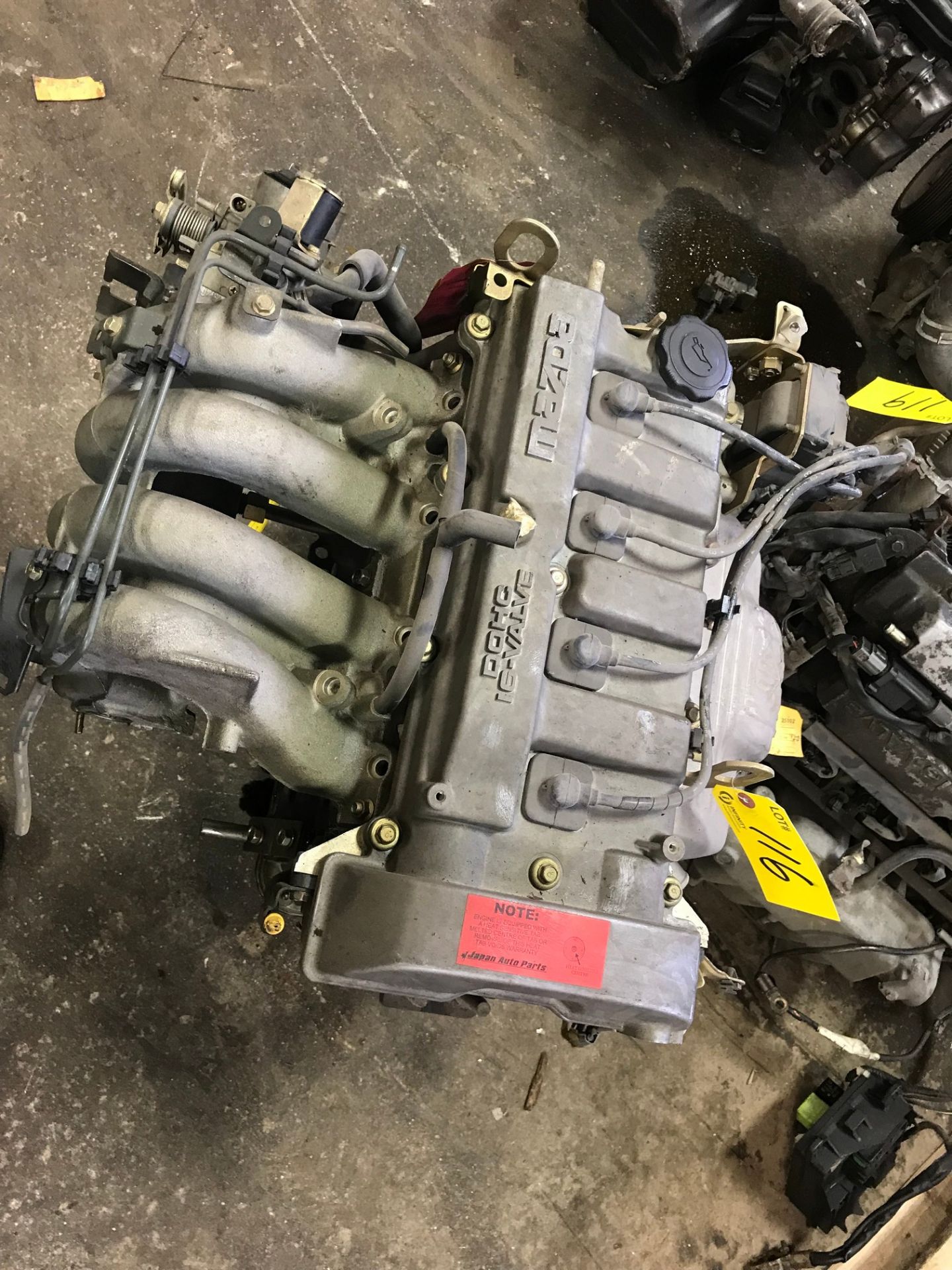 MAZDA FS 2.0L 626 ENGINE W/ TRANSMISSION (SUBJECT TO BULK BID LOT 110A) - Image 4 of 5