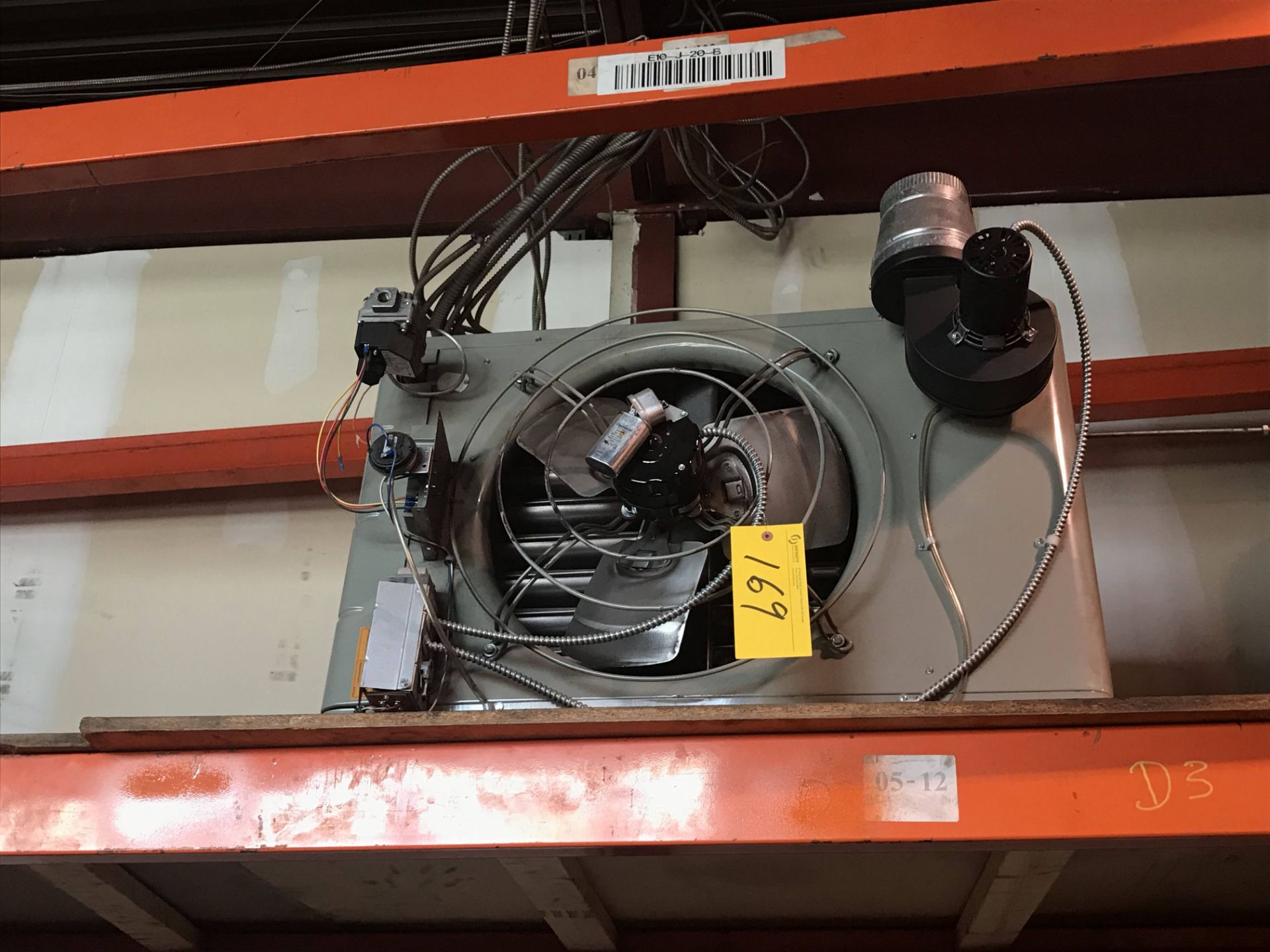 NAT GAS HEATER AND WAREHOUSE LIGHT