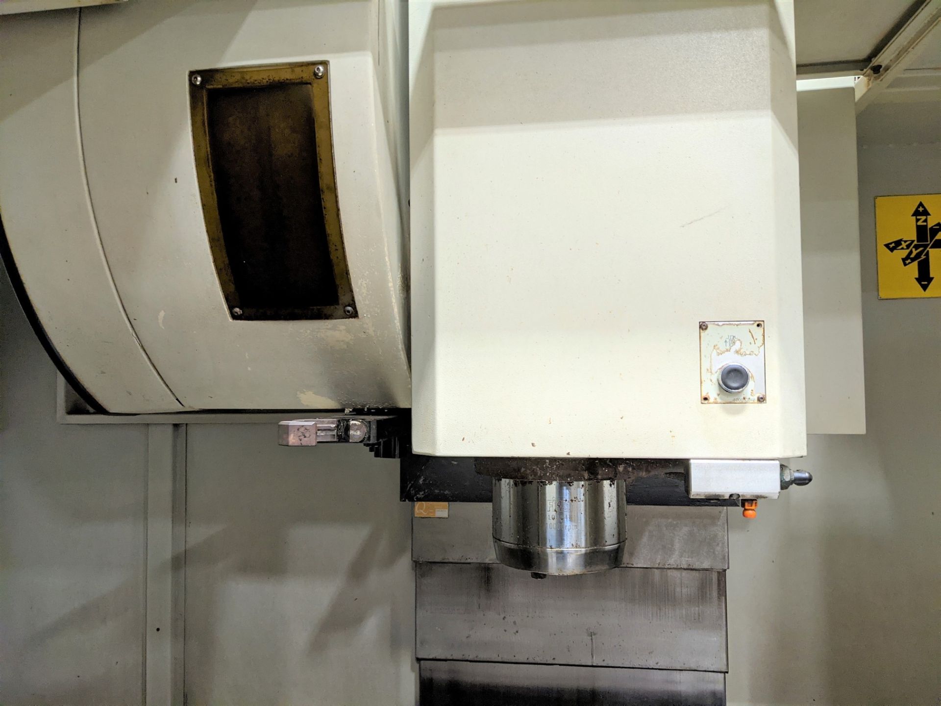 2008 FIRST MCV-1100 CNC VERTICAL MACHINING CENTER, FANUC SERIES 21I-MB CNC CONTROL, 24” X 50” TABLE, - Image 7 of 9