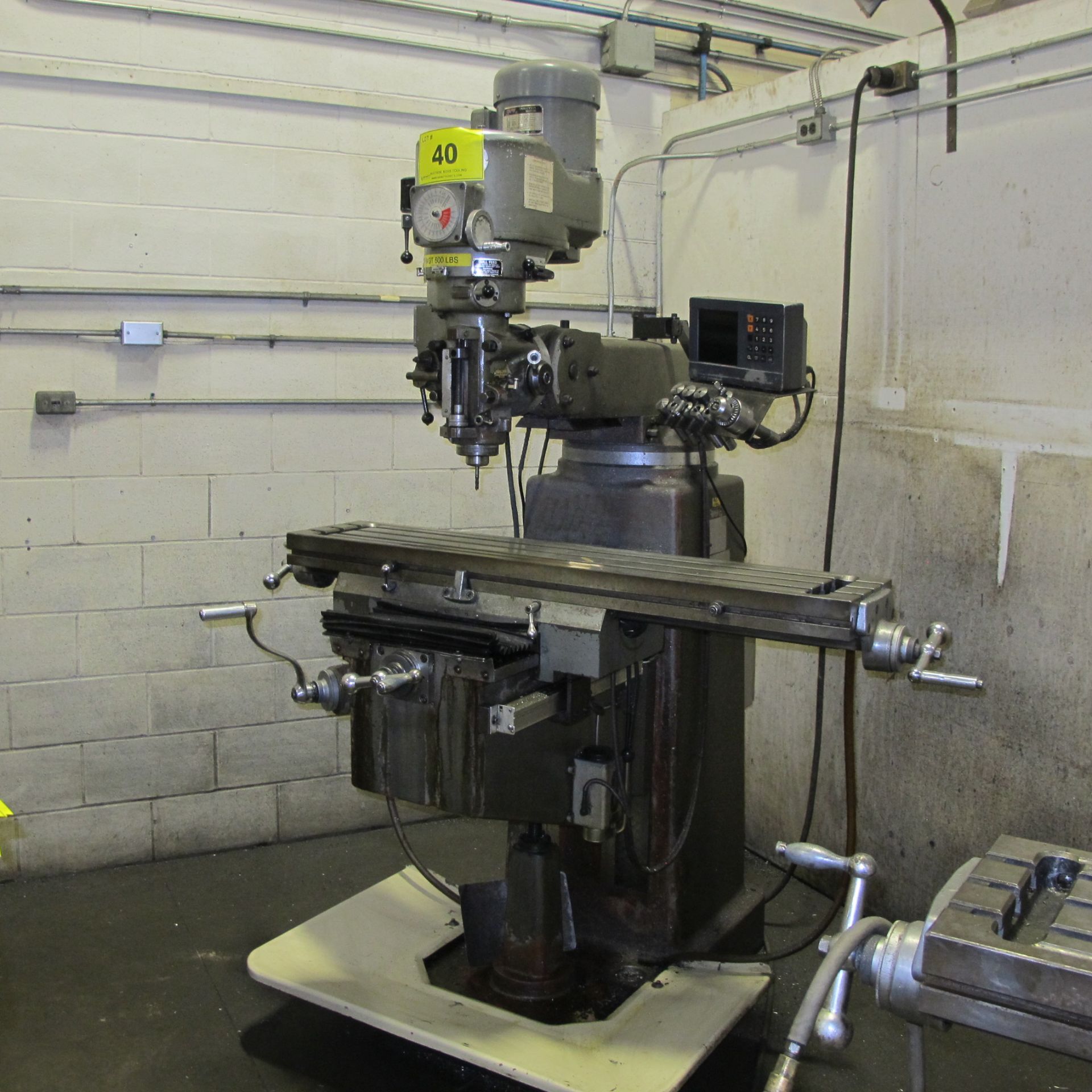 FIRST LC-185VS VERTICAL MILLING MACHINE, 3HP, 10" X 50" TABLE, FAGOR 2-AXIS DRO