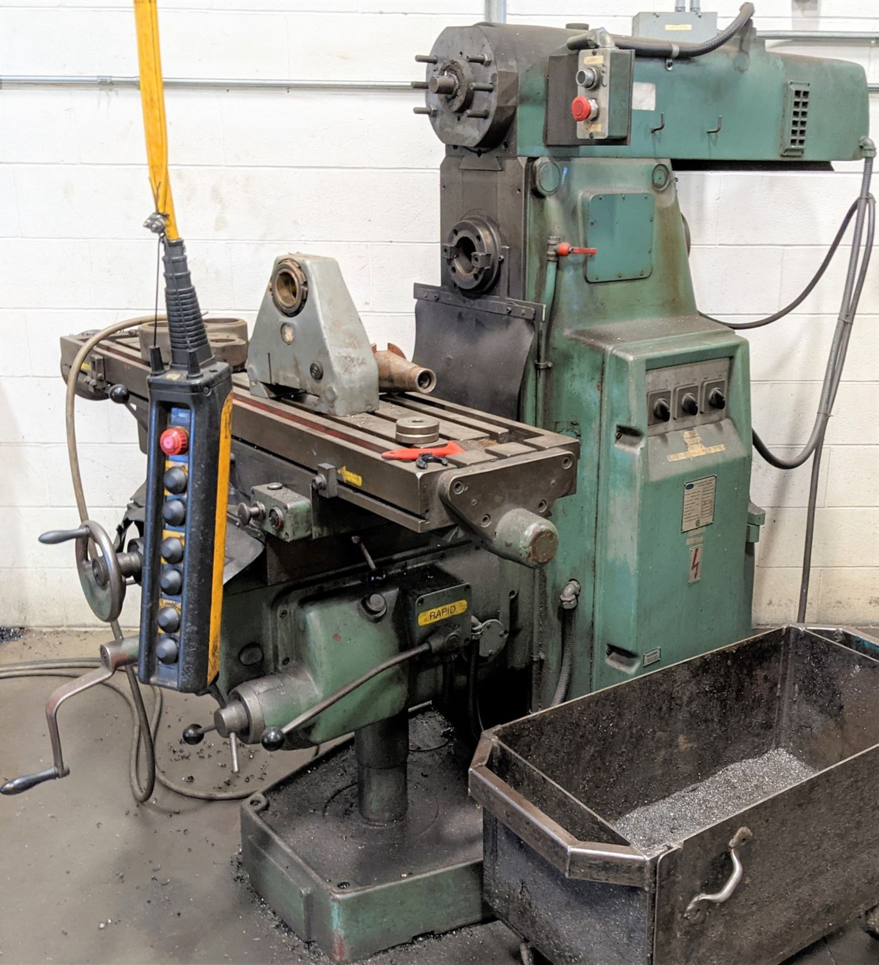 SAJO UF-54DM UNIVERSAL MILLING MACHINE, 11” X 52” TABLE, 50 TAPER, S/N 681444 W/ ARBOR SUPPORTS