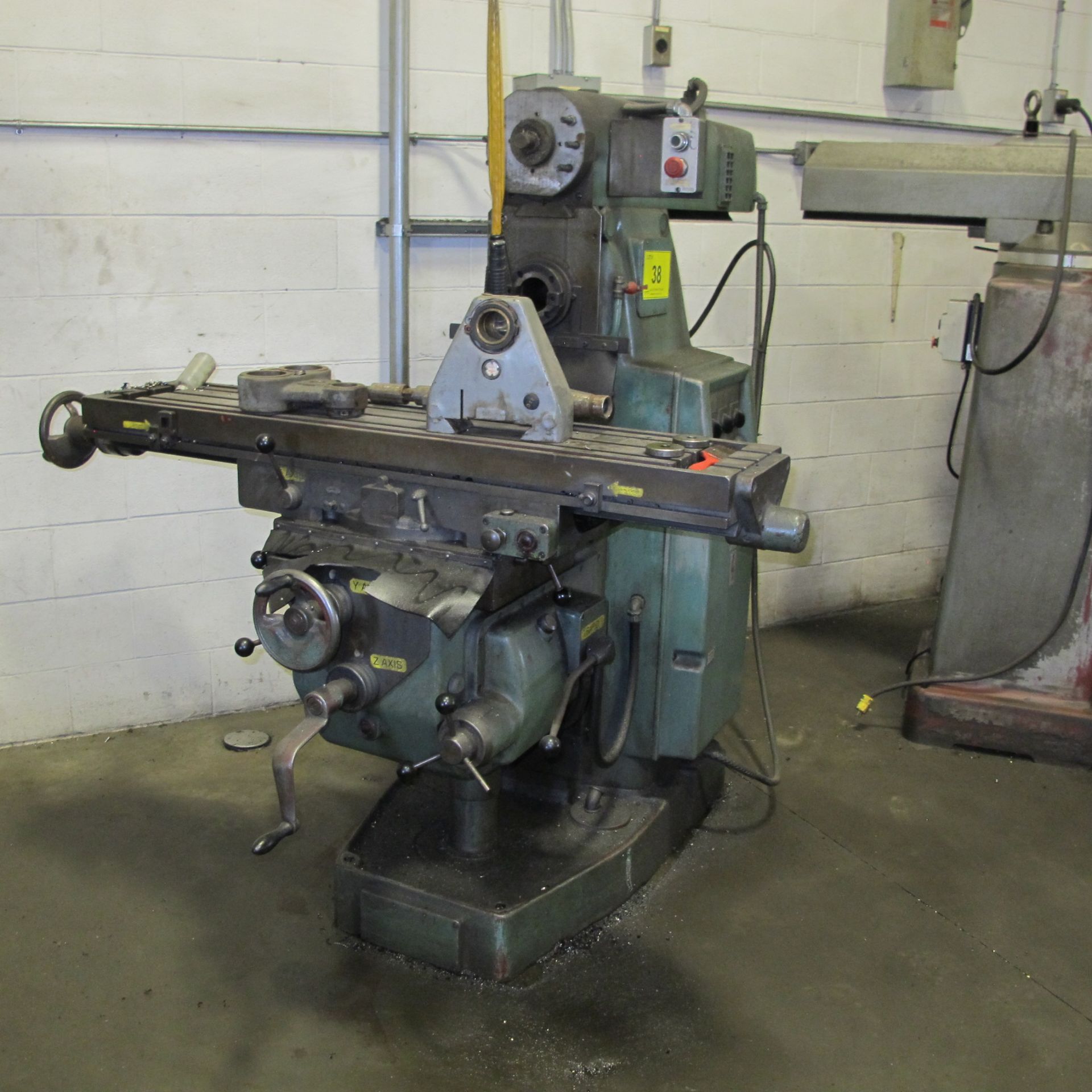 SAJO UF-54DM UNIVERSAL MILLING MACHINE, 11” X 52” TABLE, 50 TAPER, S/N 681444 W/ ARBOR SUPPORTS - Image 2 of 6