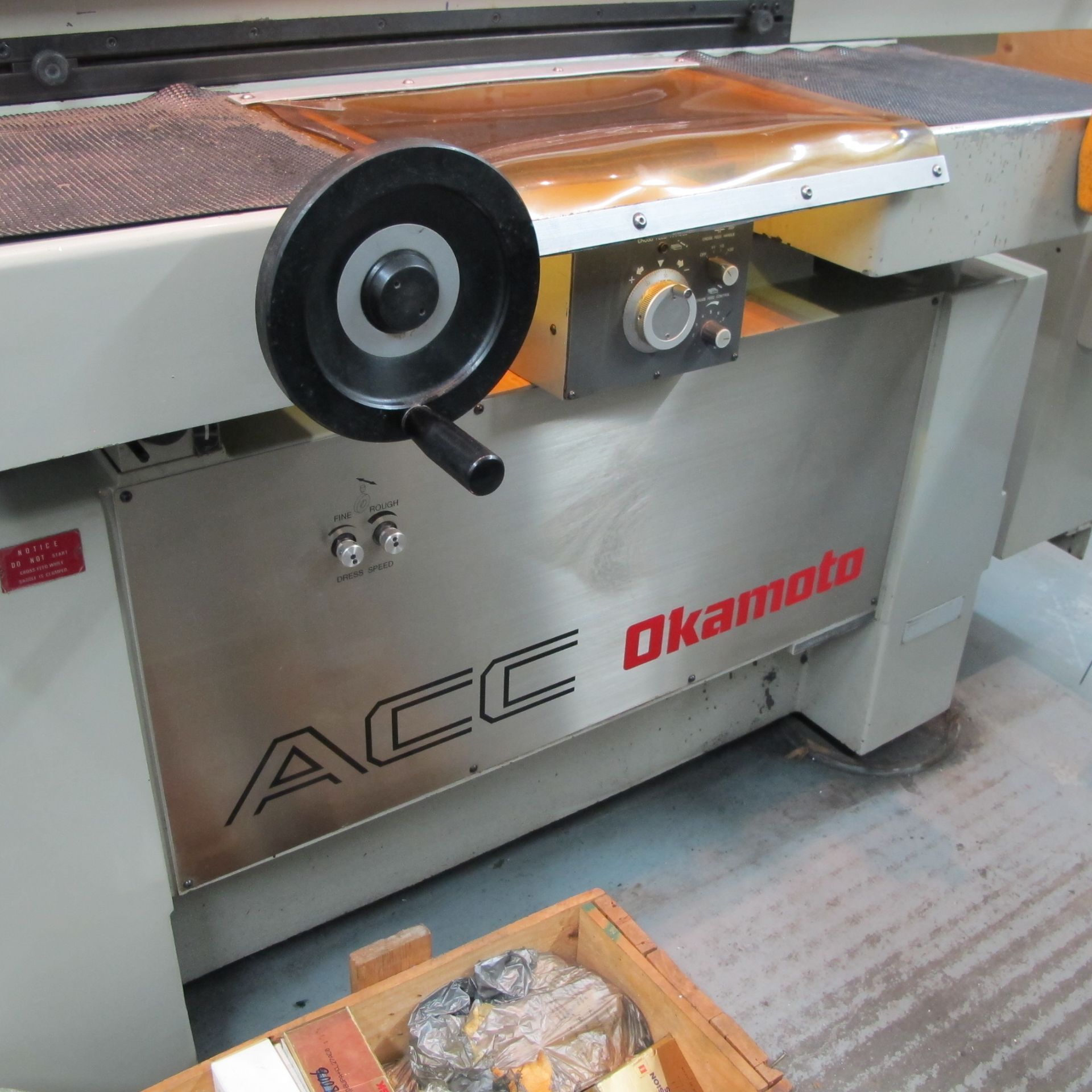 OKAMOTO MODEL ACC16-32 EX AUTOMATIC HYDRAULIC SURFACE GRINDER, FANUC 21-GA CNC CONTROL, 16" W X - Image 8 of 16