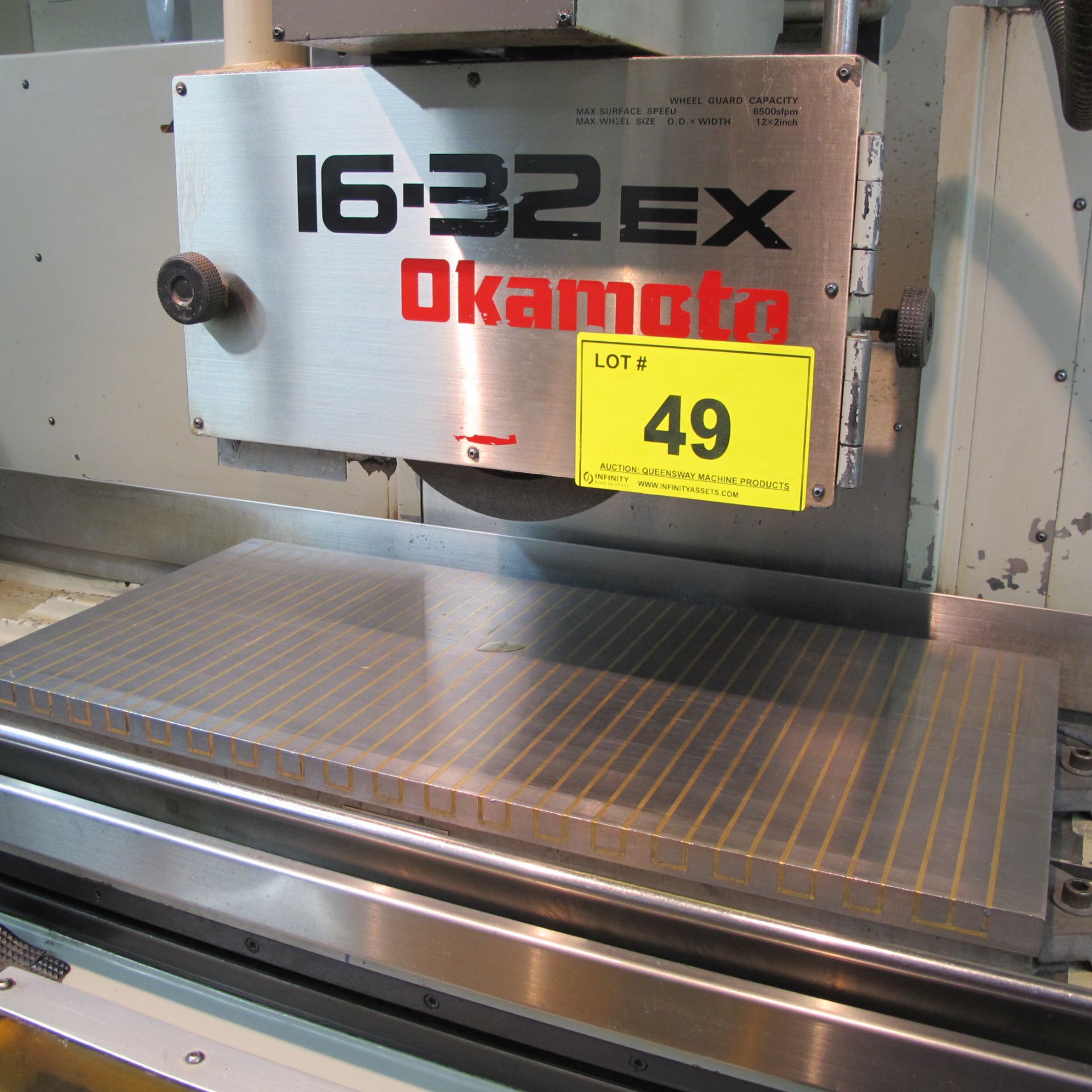 OKAMOTO MODEL ACC16-32 EX AUTOMATIC HYDRAULIC SURFACE GRINDER, FANUC 21-GA CNC CONTROL, 16" W X - Image 4 of 16