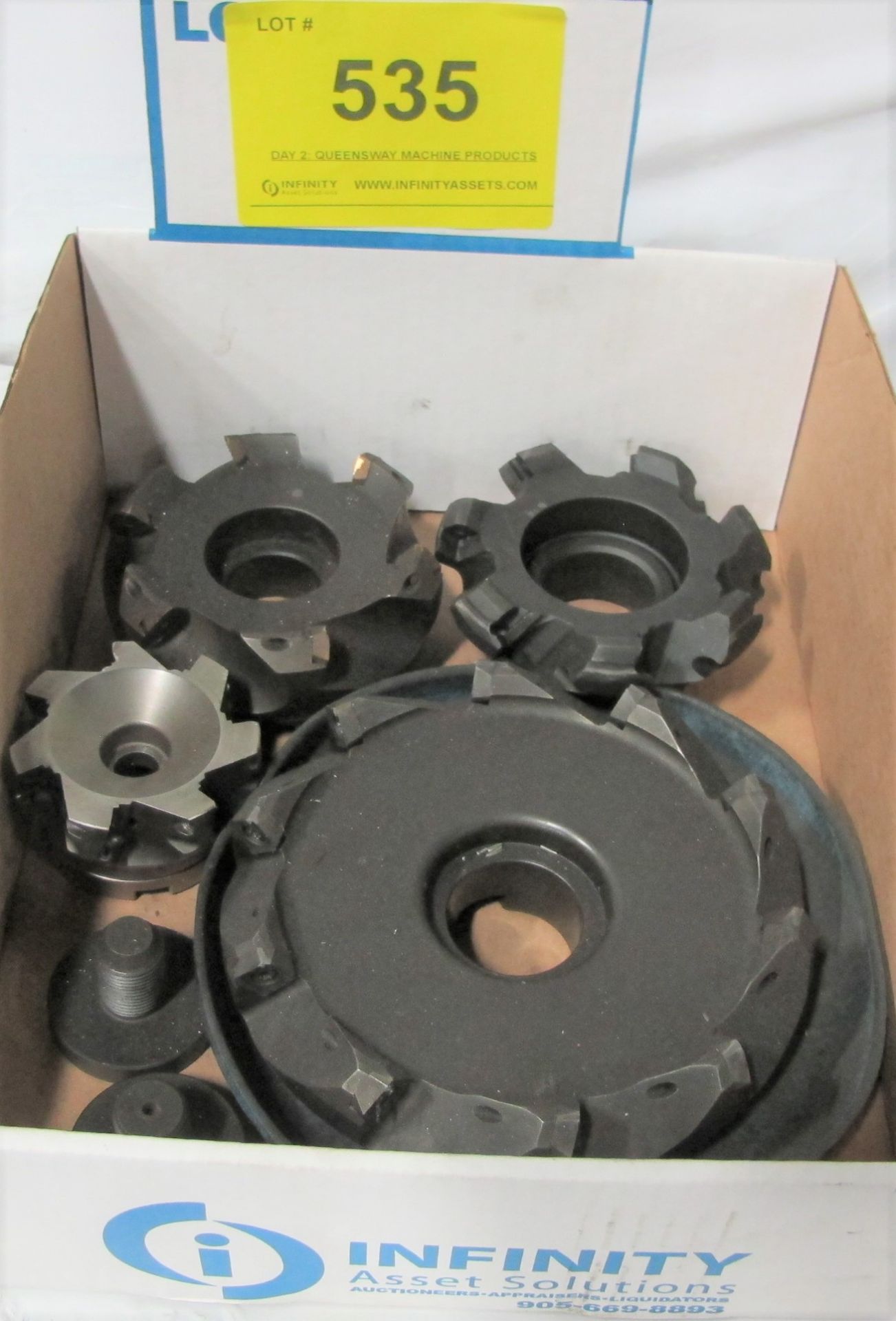 BOX OF CARBIDE INSERT CUTTING WHEELS