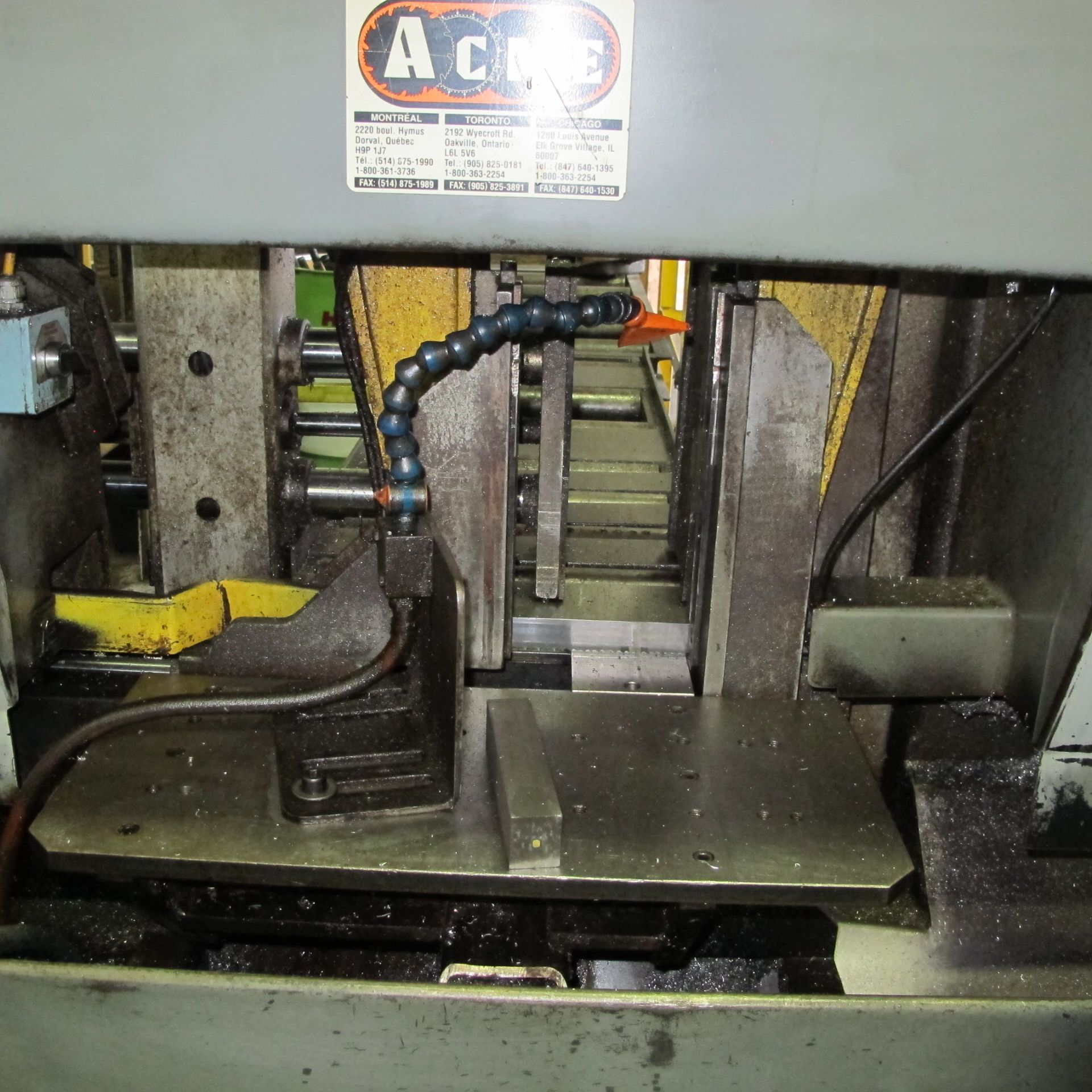 HYD-MECH (2001) MODEL H-14A HORIZONTAL AUTOMATIC BANDSAW, AUTO CLAMP, AUTO FEED, S/N 60401377 ( - Image 8 of 18