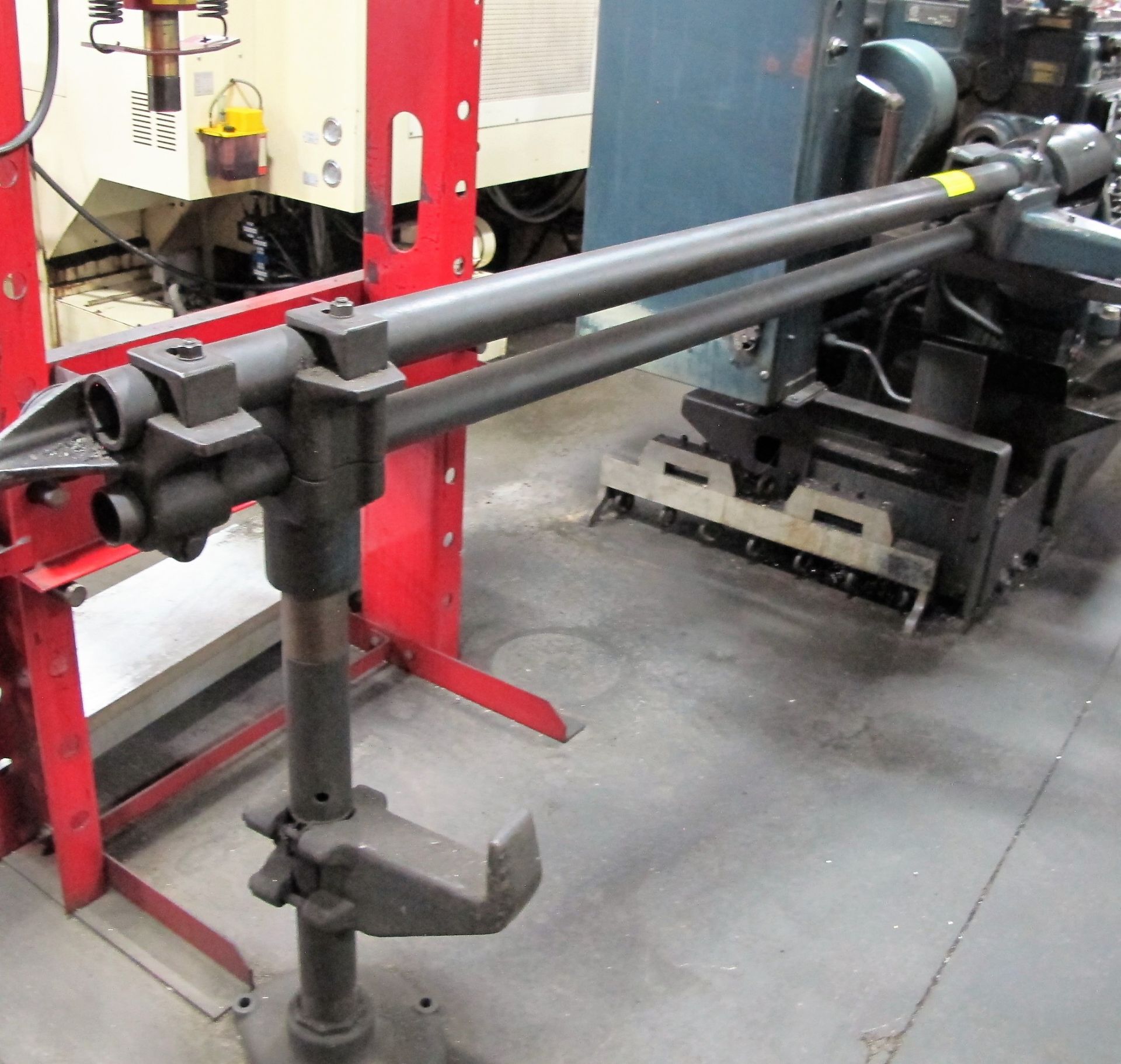 ALBERT HERBERT LATHE, 17" BETWEEN CENTERS, 6 SIDED TURRET W/TOOLING, 7-1/2" l BAR FEEDER, 3" BORE, - Image 2 of 12