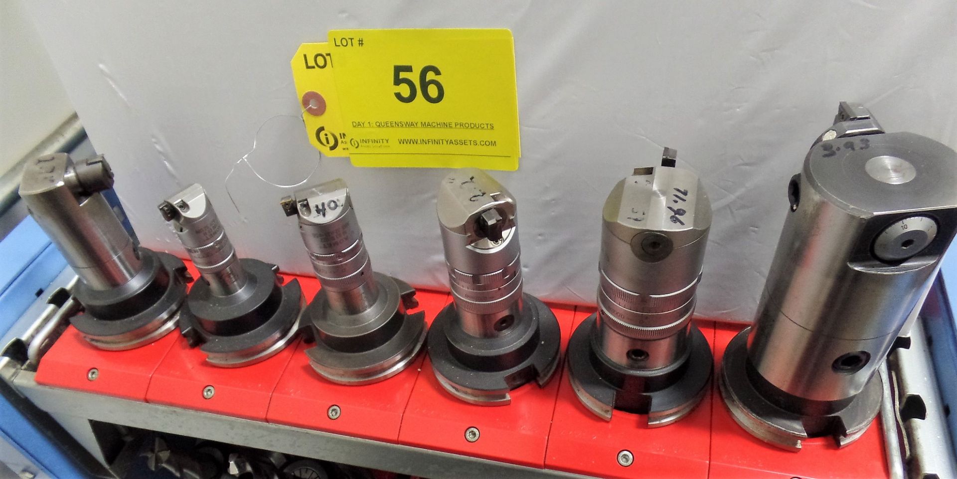 CAT 45 TOOL HOLDERS W/CUTTING ATTACHMENTS (TRAY HOLDER NOT INCLUDED) - Image 2 of 2