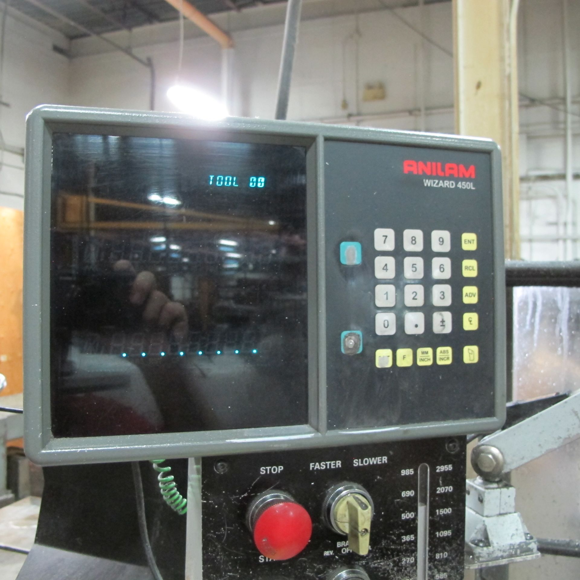 CYCLEMATIC MODEL CLT-618EM TOOL ROOM LATHE, ANILAM WIZARD 450L DRO, 11” SWING, 9" MAX CUT DIA., 18" - Image 6 of 16