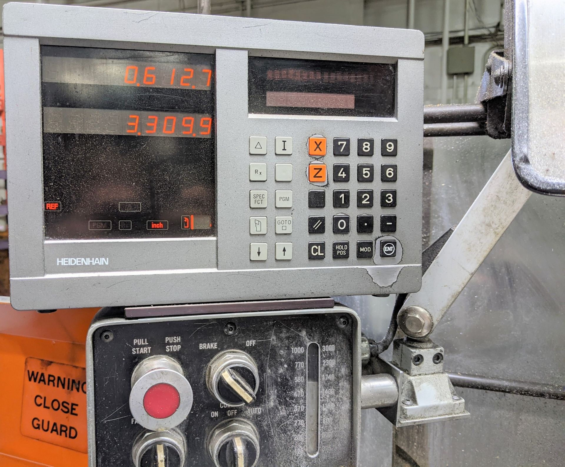 HARDINGE MODEL HLV-H TOOL ROOM LATHE, DRO, 9" MAX CUT DIA., 18" MAX CUT LENGTH (RIGGING FEE $200) - Image 5 of 16