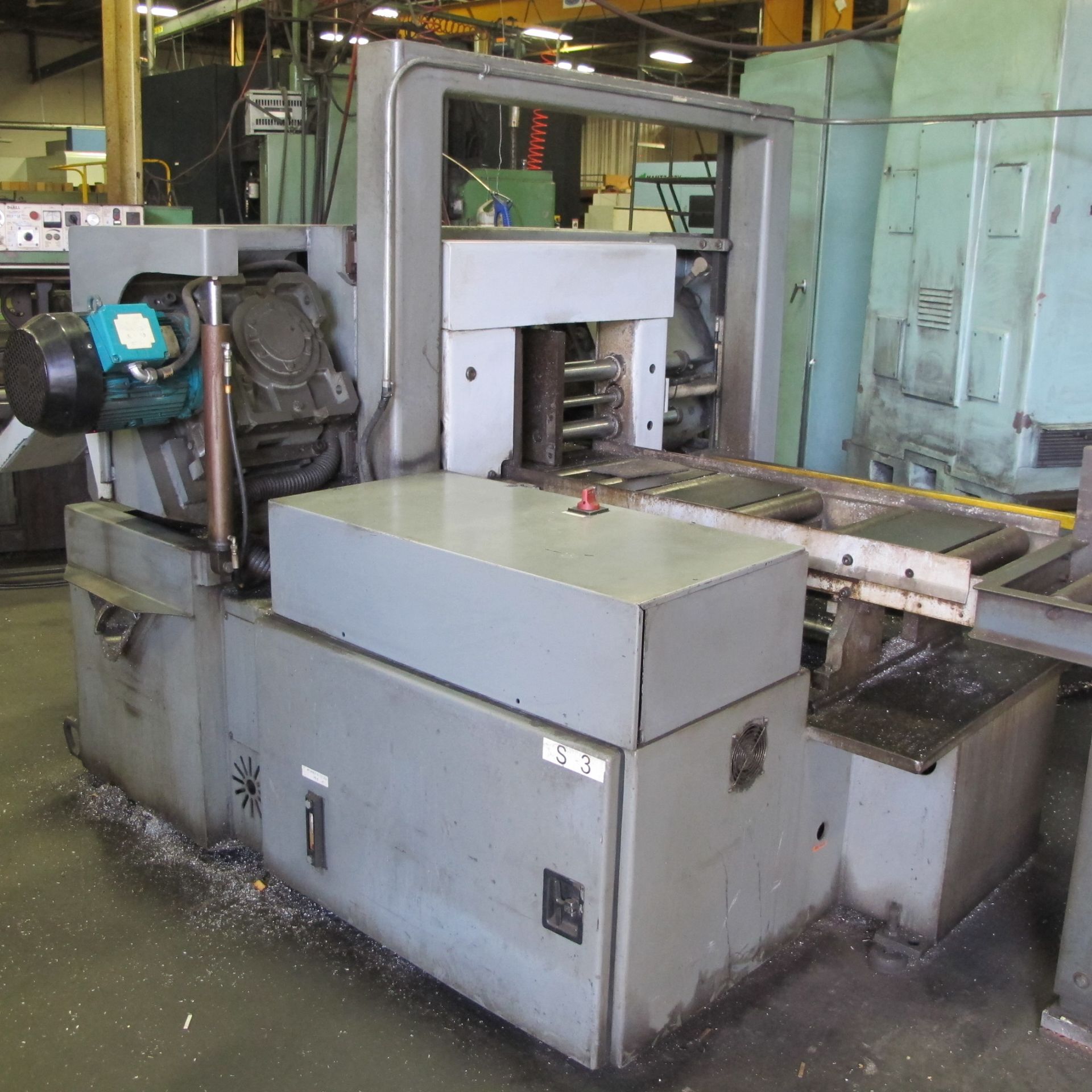 HYD-MECH (2001) MODEL H-14A HORIZONTAL AUTOMATIC BANDSAW, AUTO CLAMP, AUTO FEED, S/N 60401377 ( - Image 16 of 18