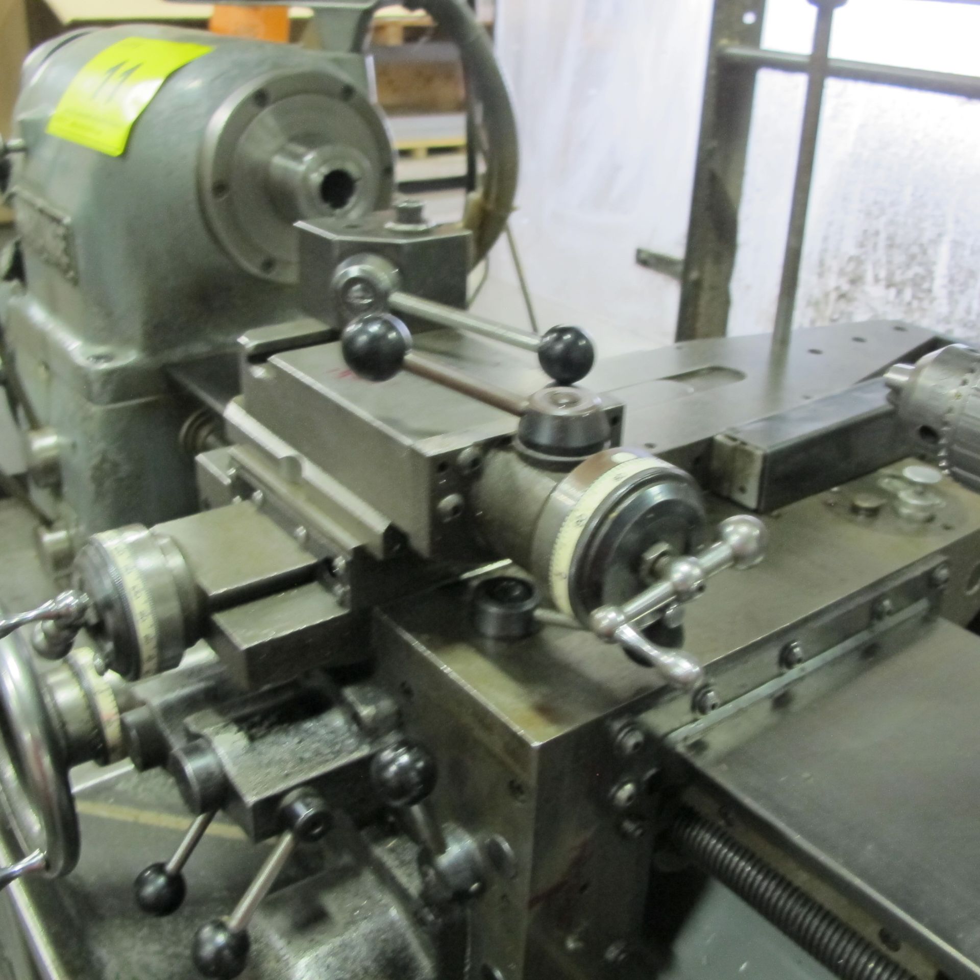 HARDINGE MODEL HLV-H TOOL ROOM LATHE, DRO, 9" MAX CUT DIA., 18" MAX CUT LENGTH (RIGGING FEE $200) - Image 10 of 16