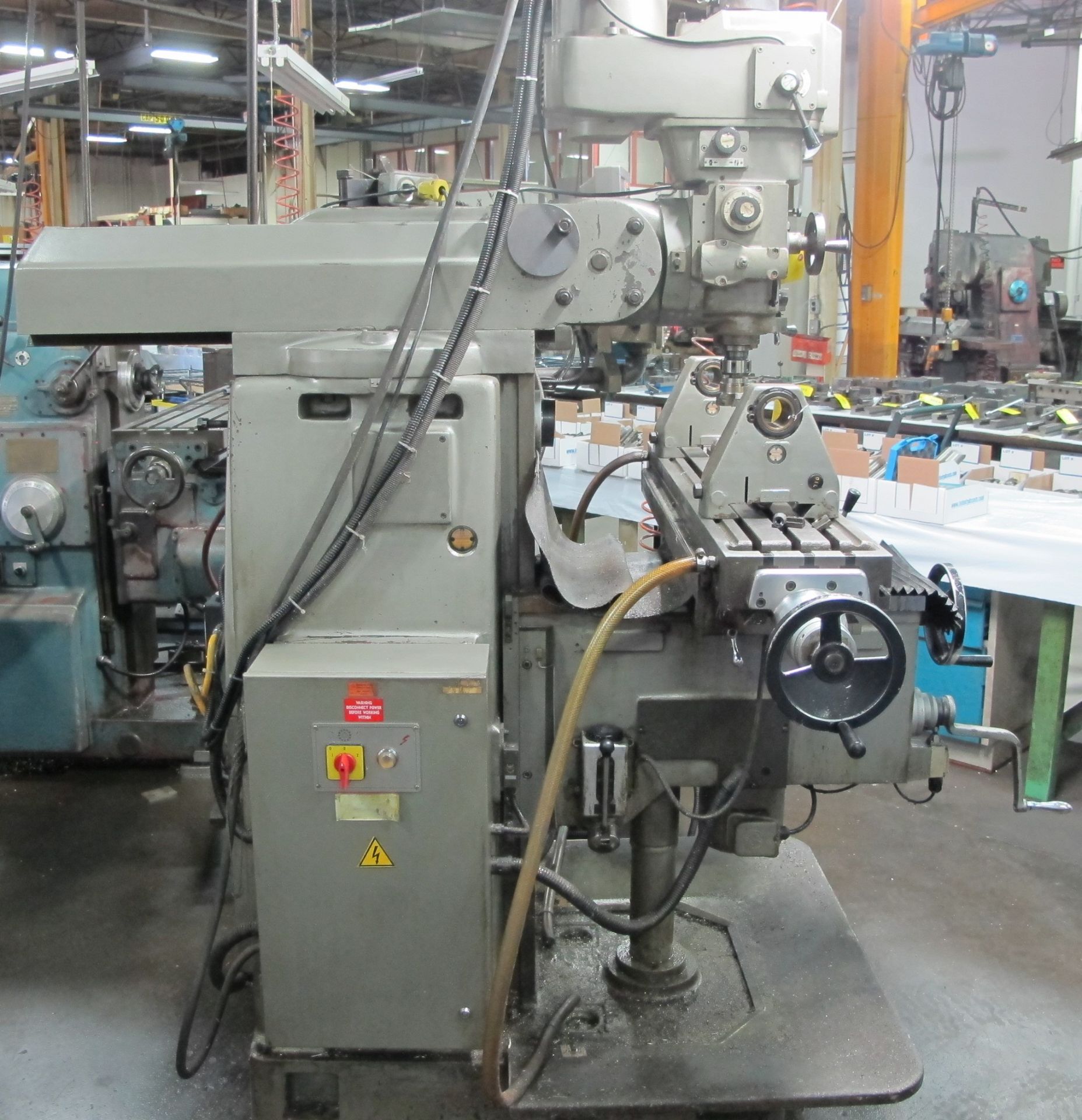 FIRST LC-20VHS UNIVERSAL MILLING MACHINE, S/N 8501491, HEIDENHAIN 3-AXIS DRO, 4HP, 60 TO 4,500 - Image 5 of 10