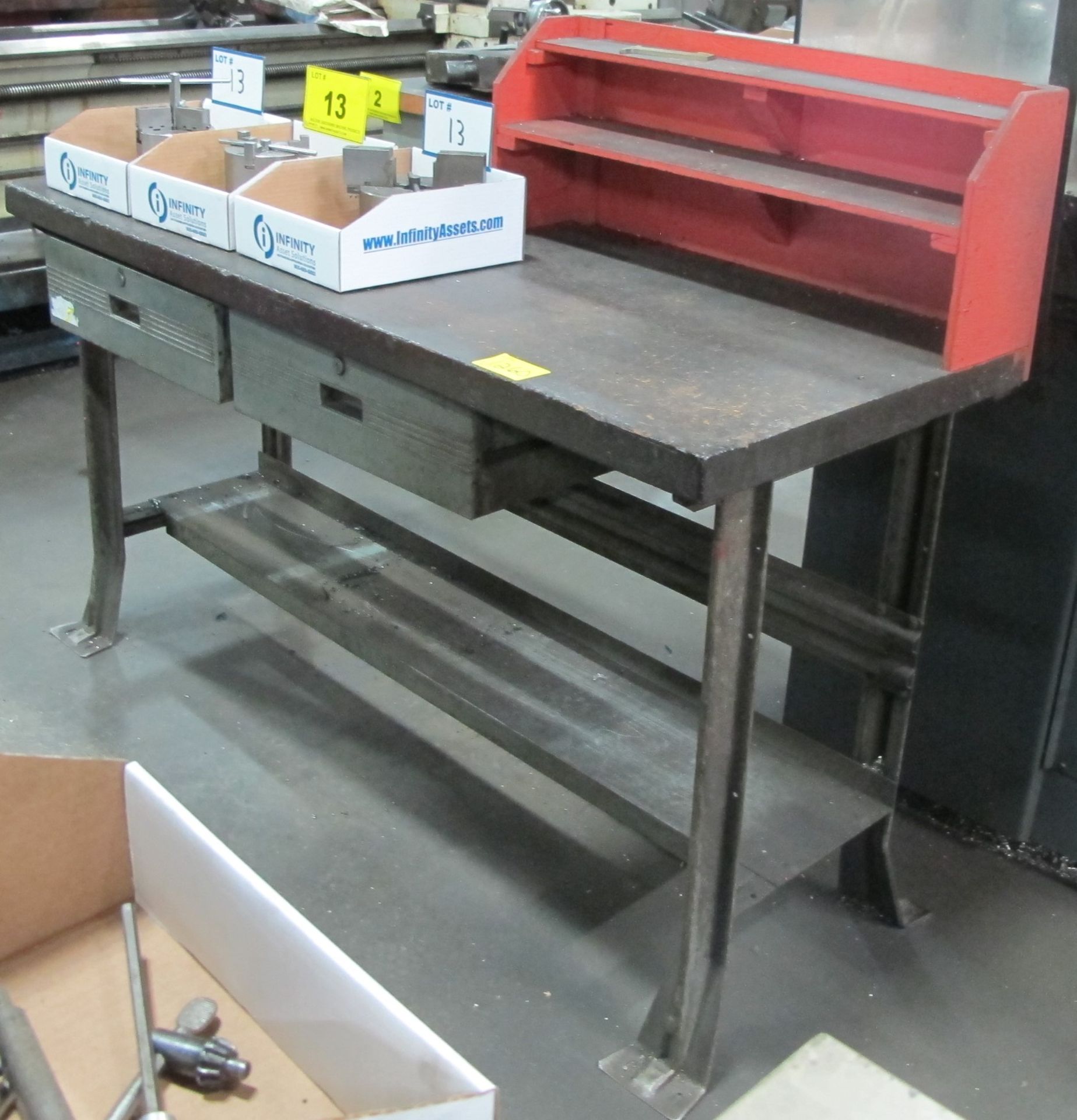 LOT OF (3) WORKBENCHES (NO CONTENTS) - Image 4 of 4