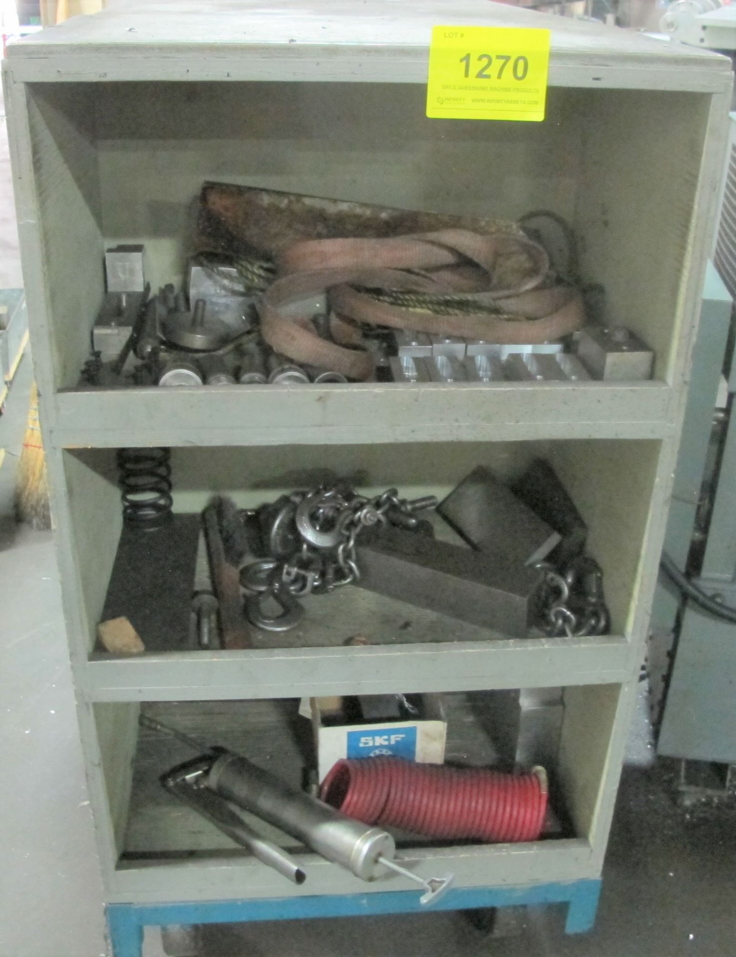 CART W/ CABINET AND CONTENTS, METAL, ETC. - Image 2 of 8