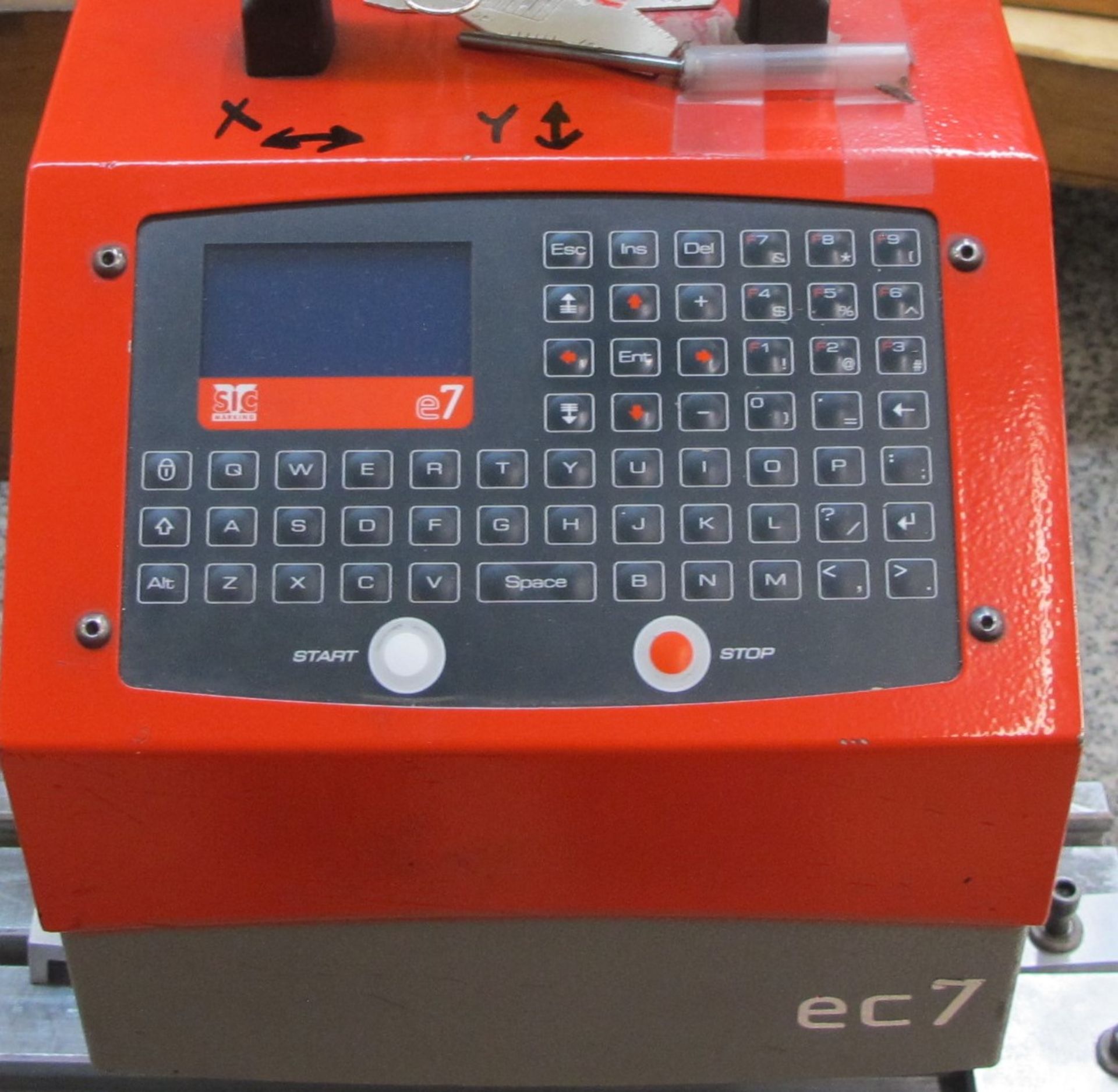 SIC E7 DOT PEEN BENCH TOP MARKING SYSTEM, S/N 01215 - Image 2 of 3