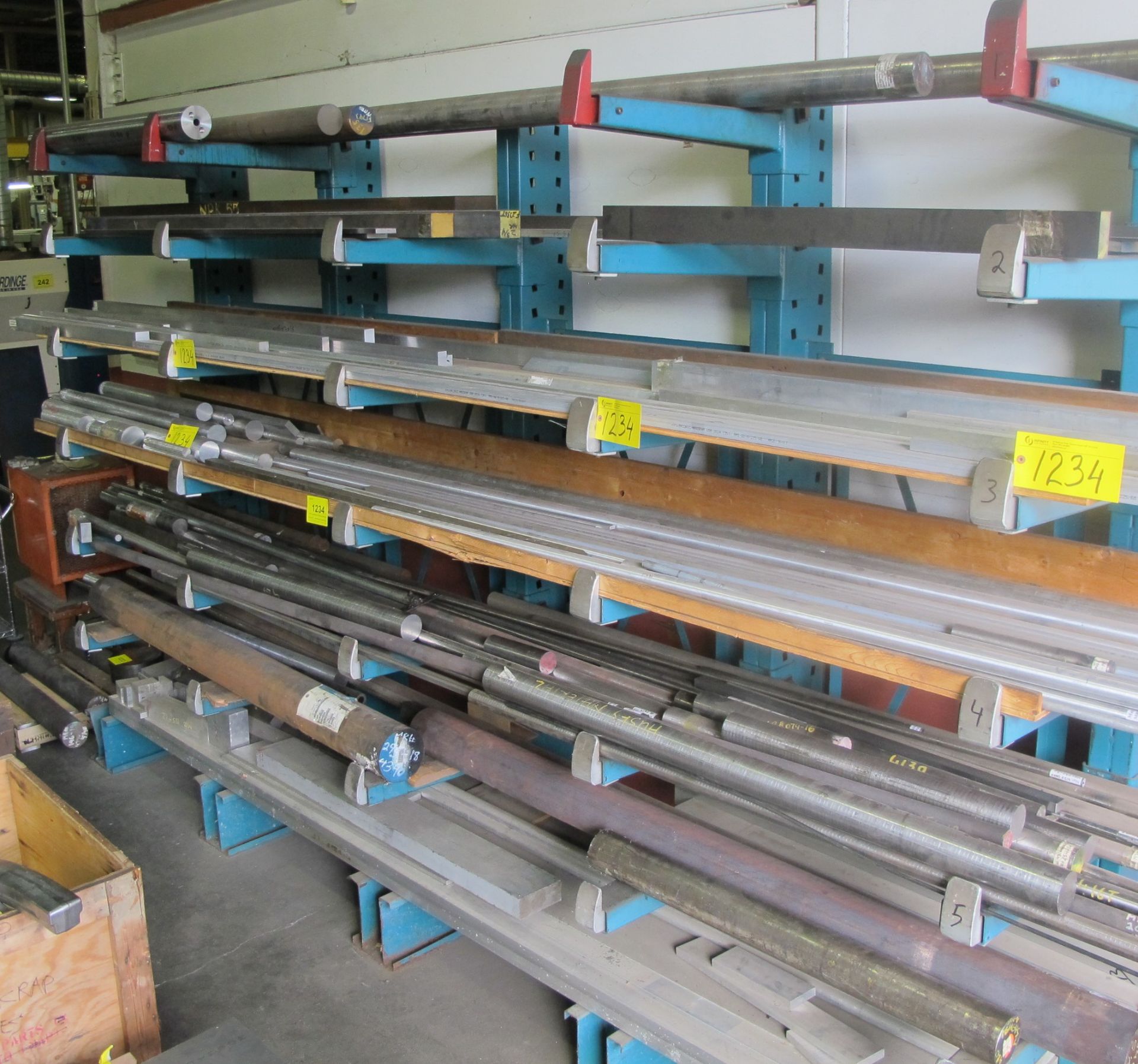 LOT OF METAL STOCK, ALUMINUM, STAINLESS C/W QMP MATERIAL CERTIFICATIONS (LOADED ON USB) AS