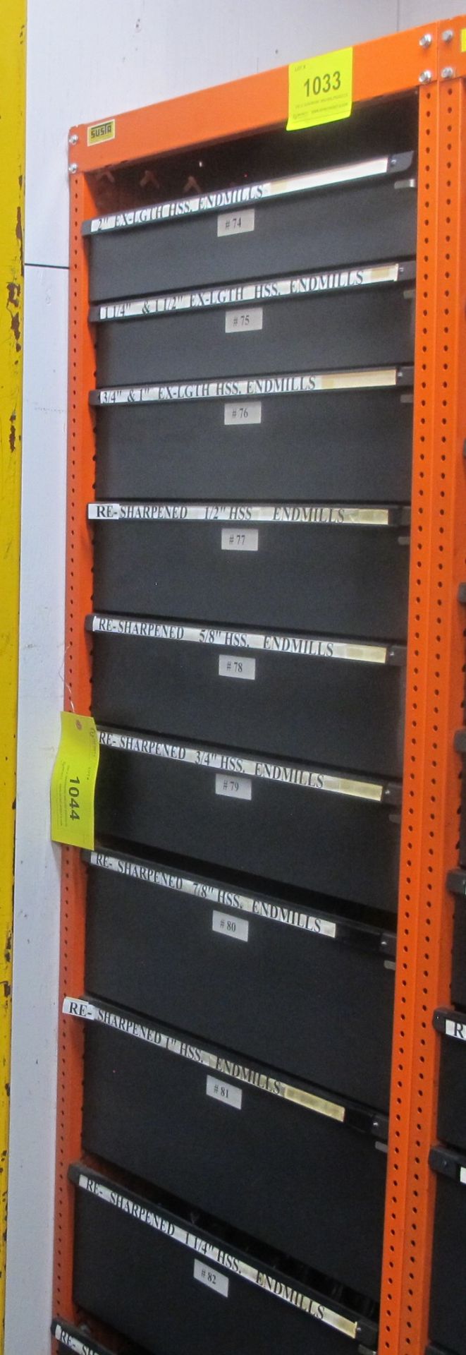 BULK BID - TOOL CABINET W/ COMPLETE CONTENTS - LOTS 1034 TO 1044 INCLUSIVE (SUBJECT TO PIECEMEAL