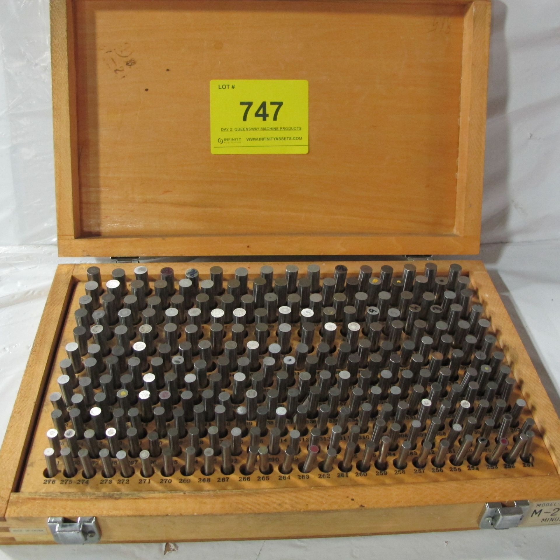 M2 PIN GAUGE SET, .251-.500 - Image 2 of 2