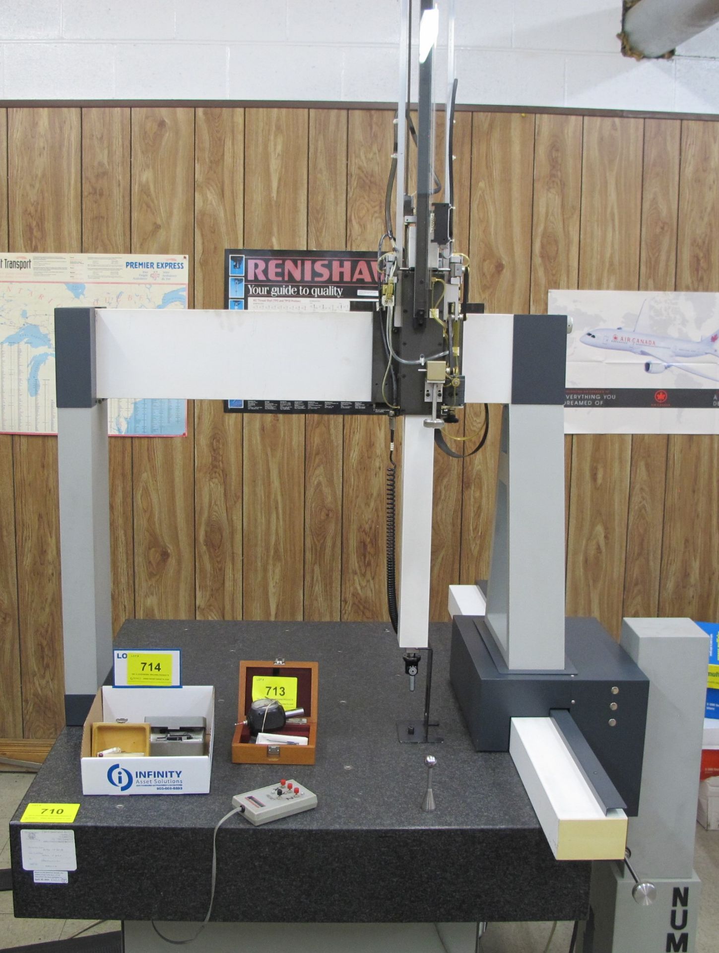 NUMEREX CMM W/VIRTUAL DMIS, TRAVELS: X-28”, Y-42", Z-23", S/N 284024 W/ LOT OF (3) COMPUTERS, - Image 4 of 9