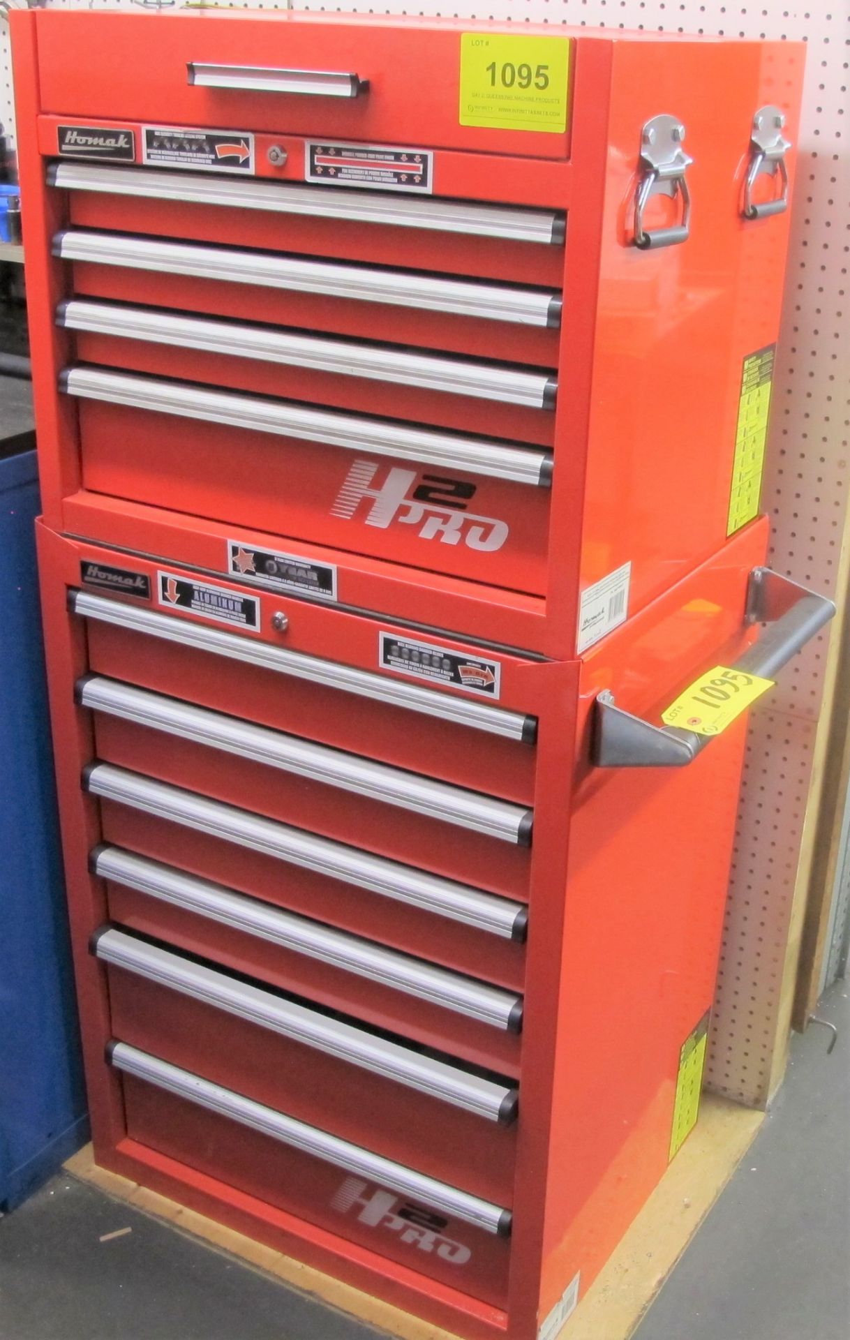 LOT OF (2) H PRO TOOLBOXES (6-DRAWER & 4-DRAWER) (NO CONTENTS)