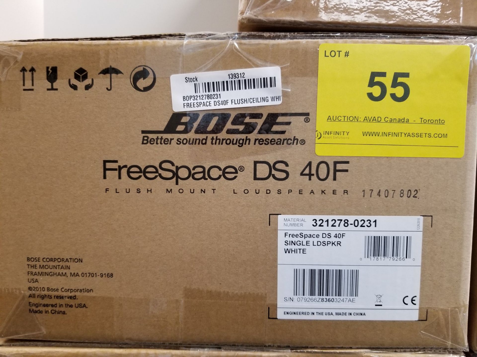 BOSE, FREESPACE DS40F, FLUSH MOUNT LOUDSPEAKER, WHITE - (BNIB) MSRP $220 - Image 2 of 2