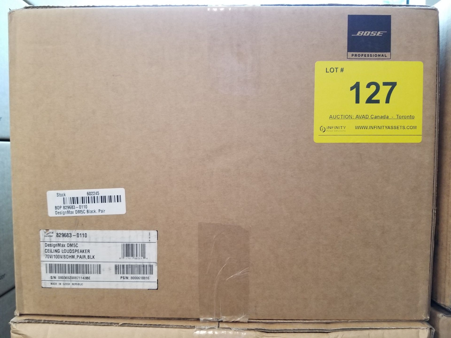 BOSE, DESIGNMAX DM5C CEILING LOUDSPEAKER, PAIR, BLACK - (BNIB) MSRP $449