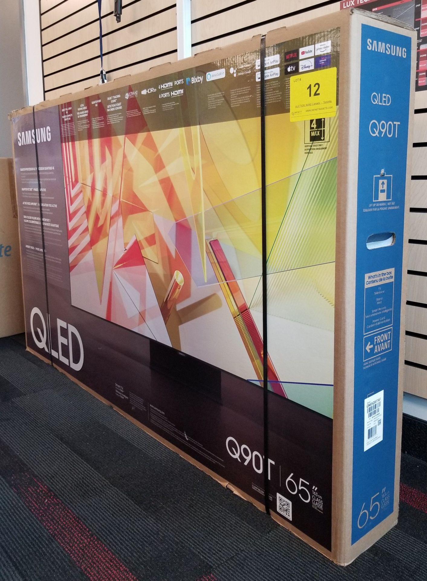 SAMSUNG, 65" Q90T TV, MODEL: QN65Q90TAF - (BNIB) MSRP $2499