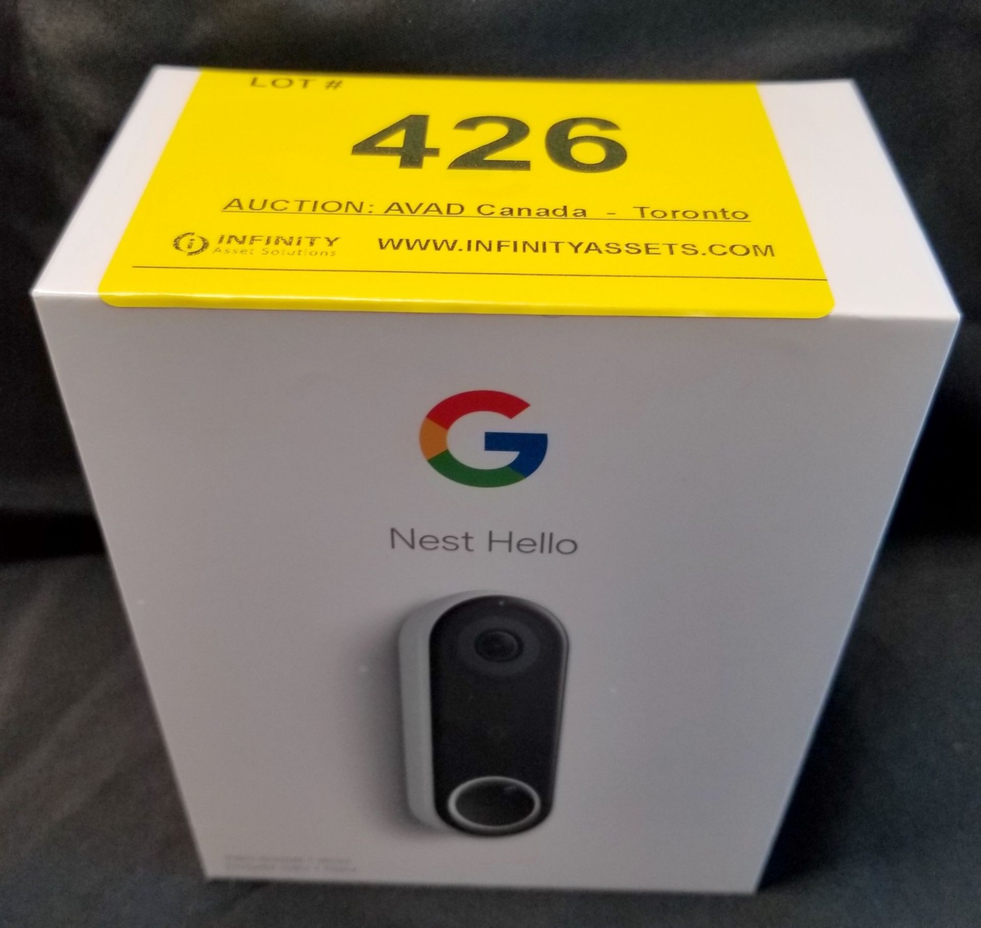 NEST HELLO A0077, VIDEO DOORBELL - (BNIB) MSRP $225