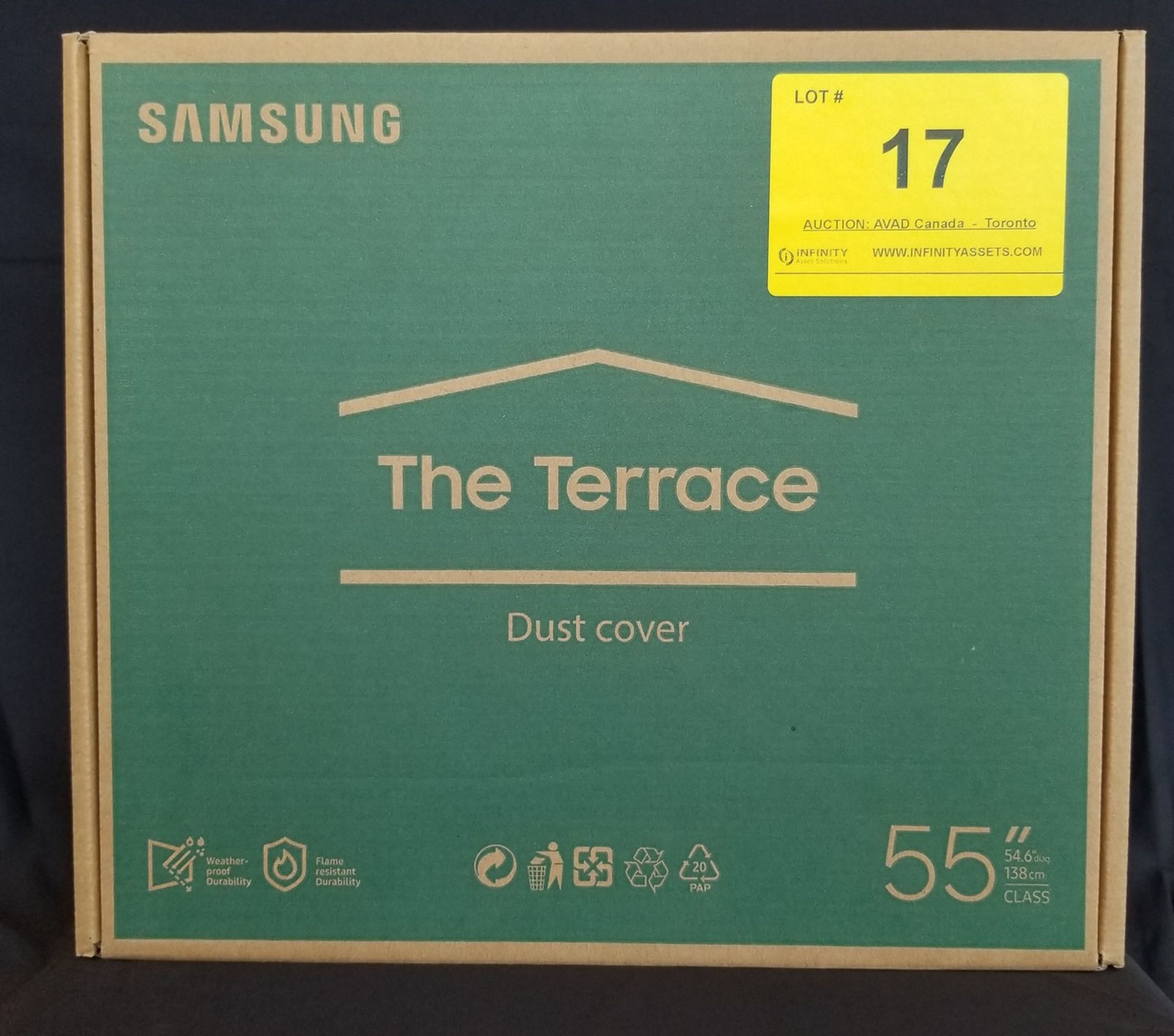 SAMSUNG, THE TERRACE DUST COVER 55", MODEL: VG-SDC55G/ZC - (BNIB) MSRP $209