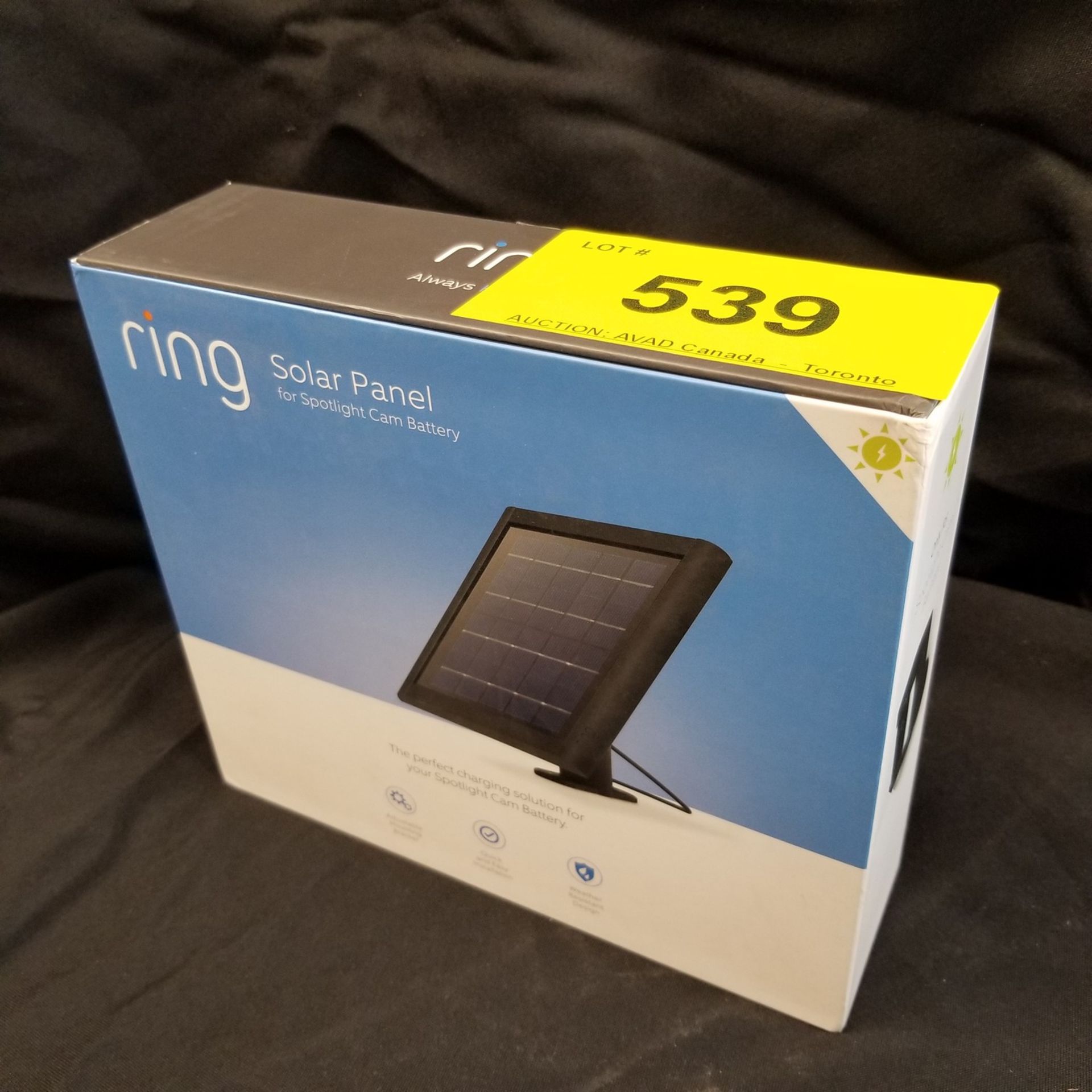 RING, SOLAR PANEL - (BNIB) MSRP $65