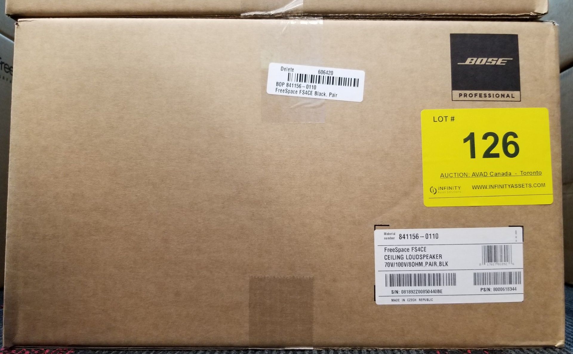 BOSE, FREESPACE FS4CE CEILING LOUDSPEAKER, PAIR, BLACK - (BNIB) MSRP $488