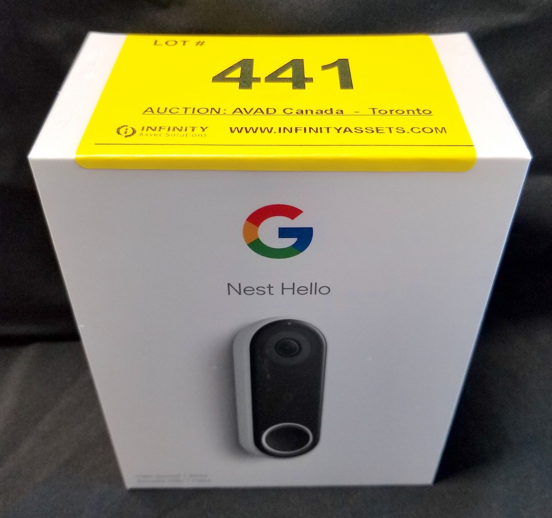 NEST HELLO A0077, VIDEO DOORBELL - (BNIB) MSRP $225