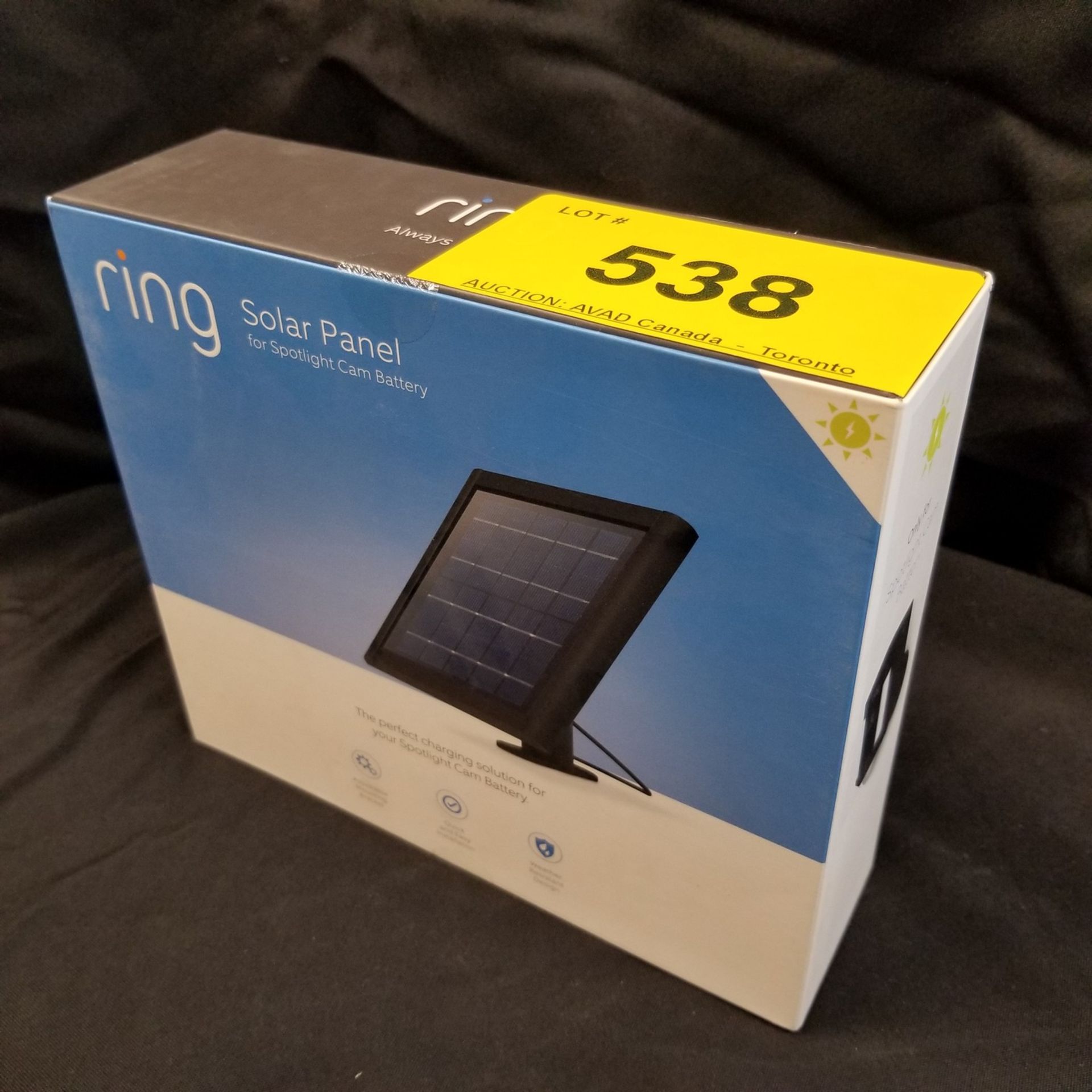 RING, SOLAR PANEL - (BNIB) MSRP $65