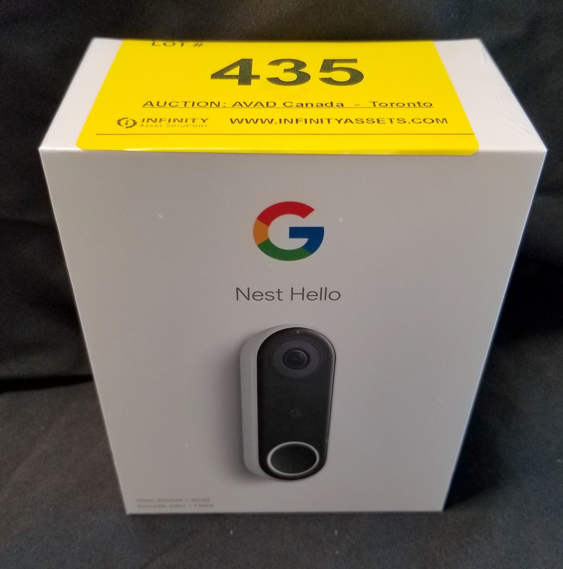 NEST HELLO A0077, VIDEO DOORBELL - (BNIB) MSRP $225