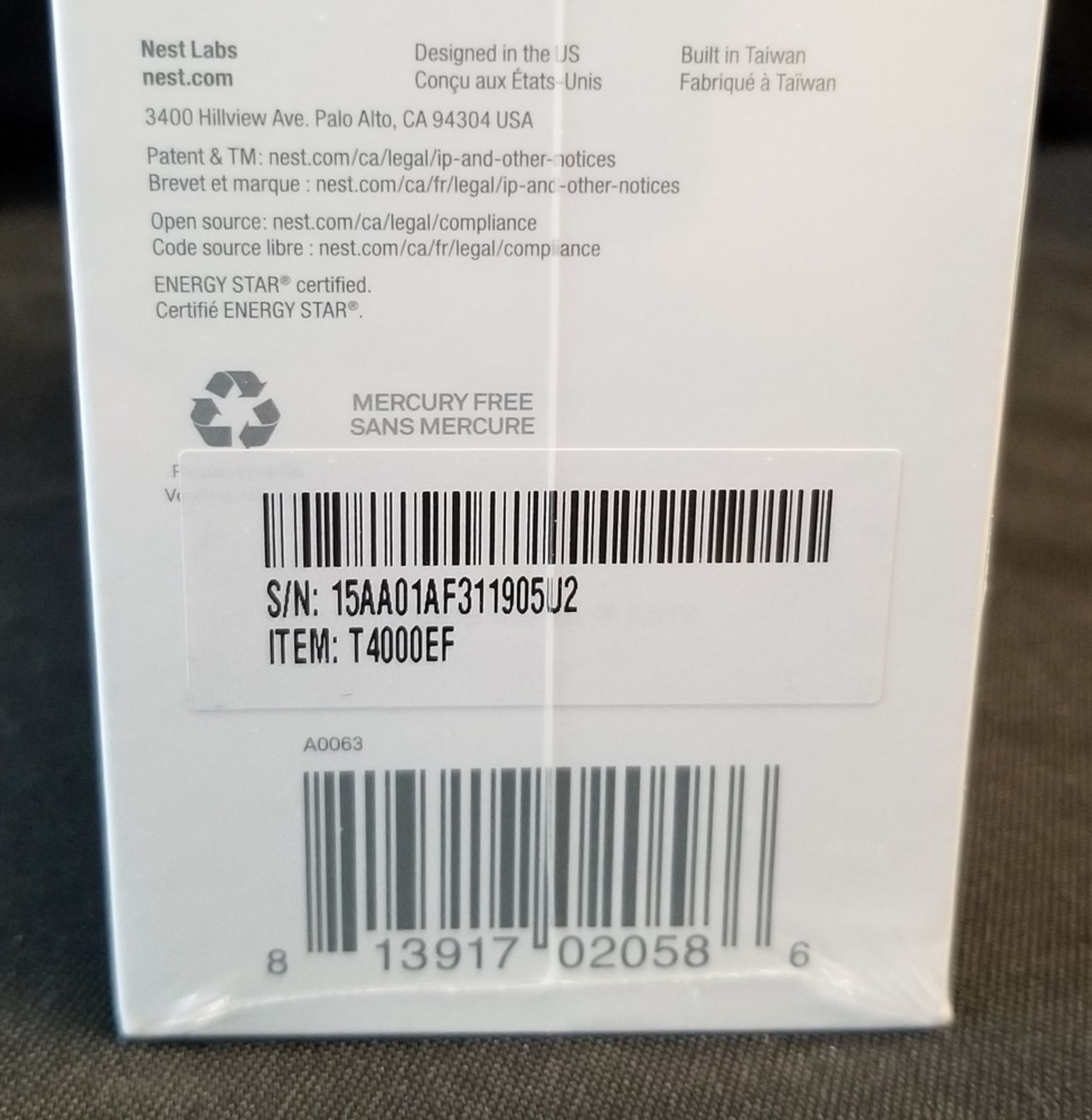 NEST THERMOSTAT E A0063 - (BNIB) MSRP $239 - Image 2 of 2