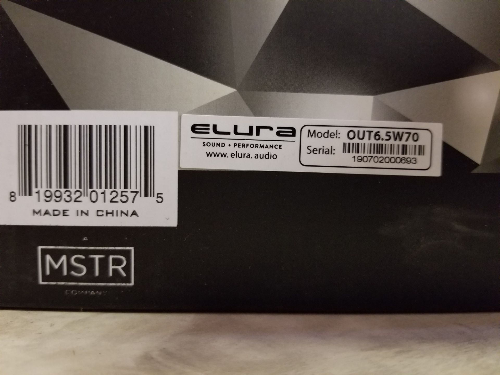 ELURA, OUT6.5W70 OUTDOOR SPEAKERS, PAIR - (BNIB) MSRP $479 USD - Image 3 of 4