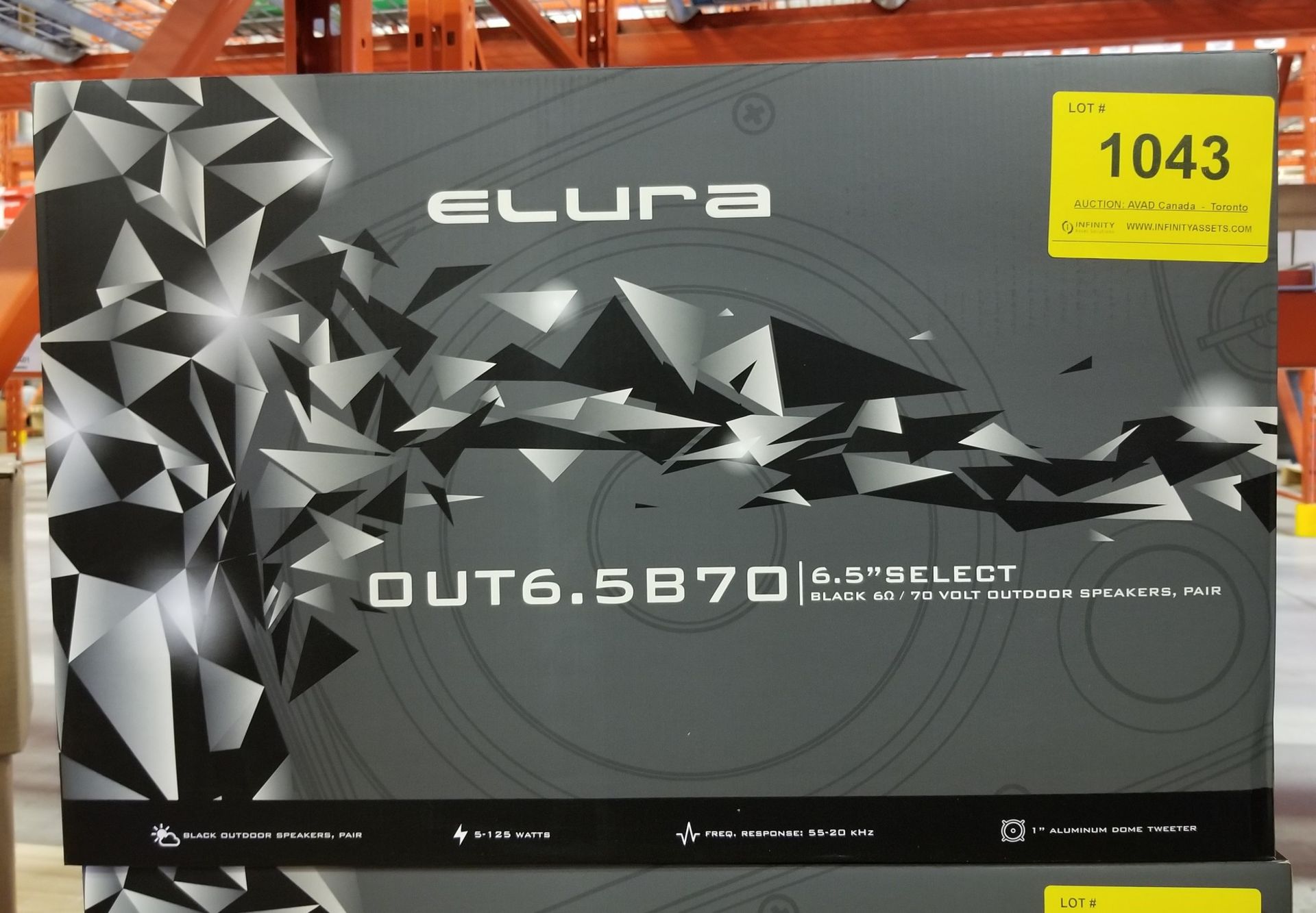 ELURA, OUT6.5B70 OUTDOOR SPEAKERS, PAIR - (BNIB) MSRP $479 USD