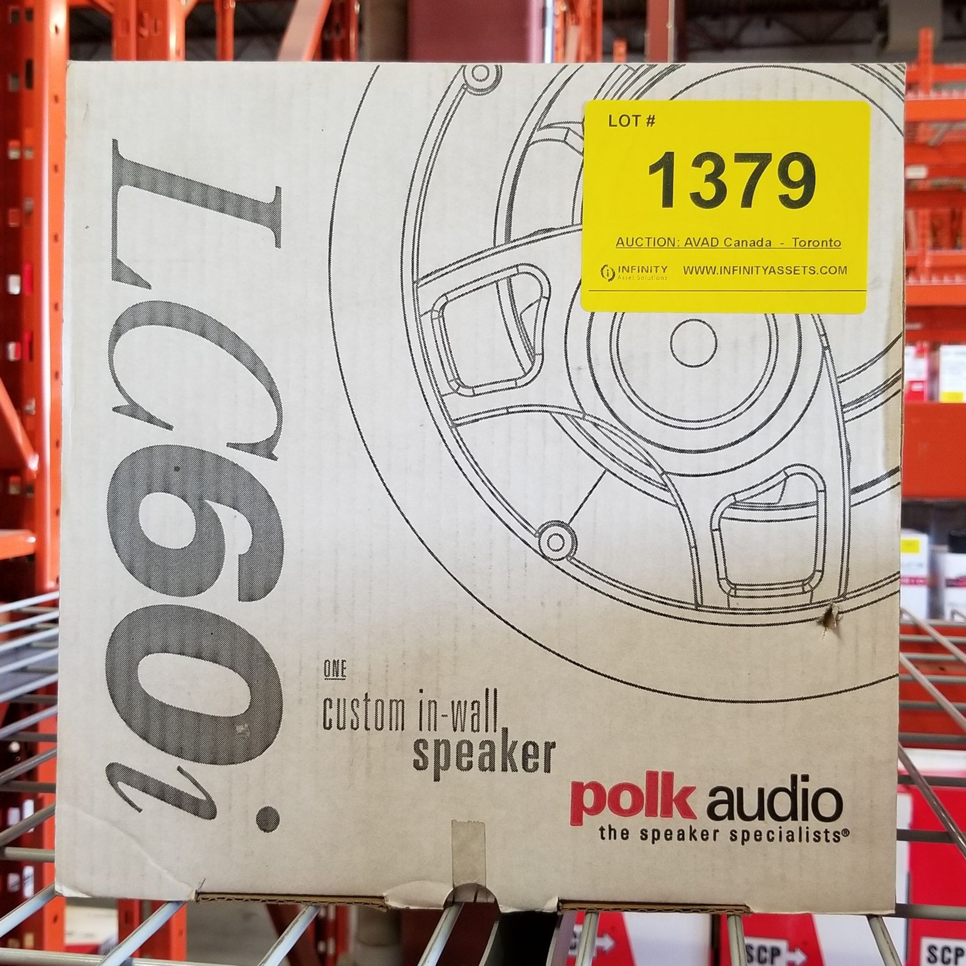 POLK AUDIO, LC60i IN-WALL SPEAKER - (BNIB)
