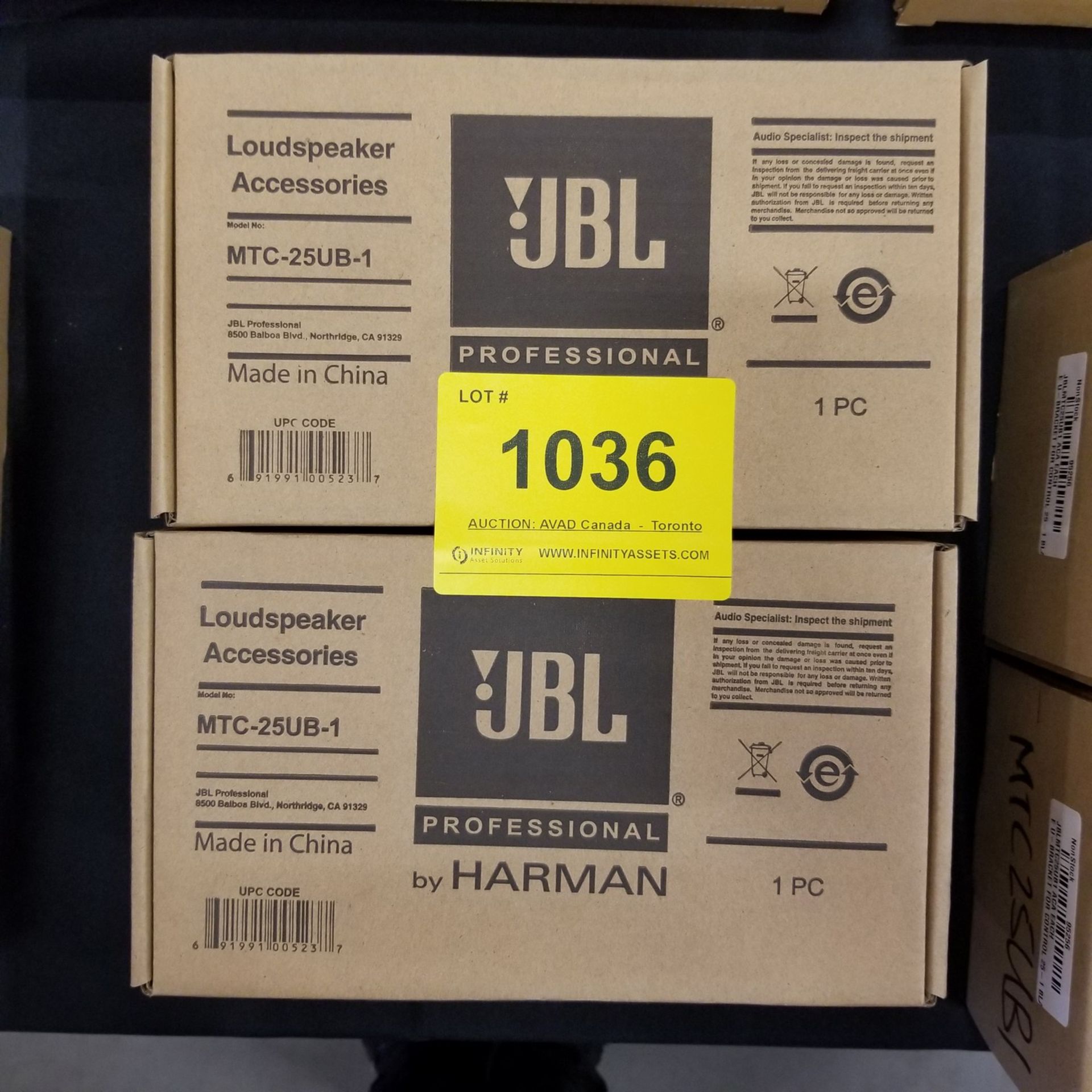 JBL, MTC-25UB-1 LOUDSPEAKER ACCESSORIES - (BNIB)