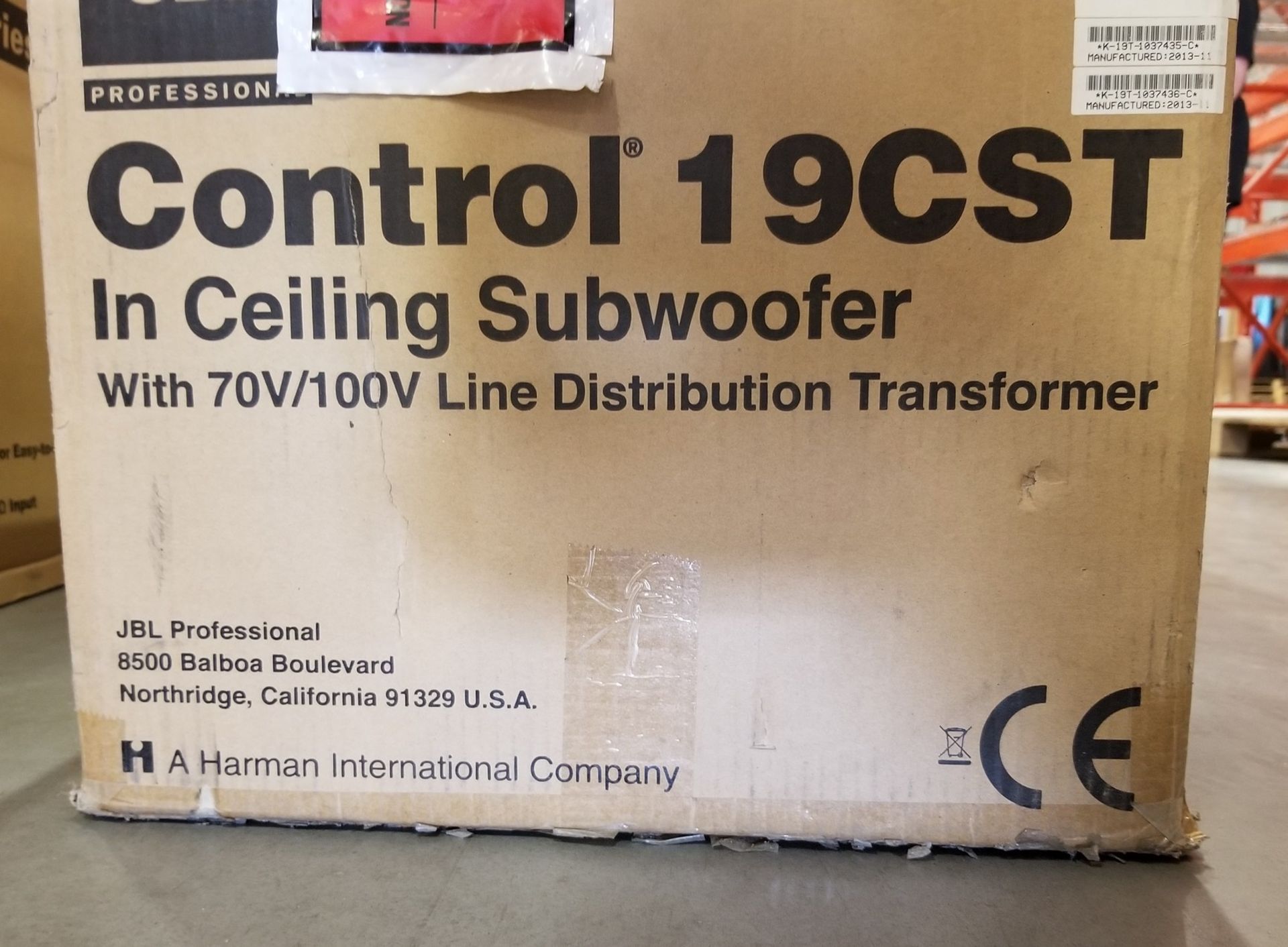 JBL, CONTROL 19CST IN CEILING SUBWOOFER, PAIR - (BNIB) MSRP $384 USD - Image 3 of 4